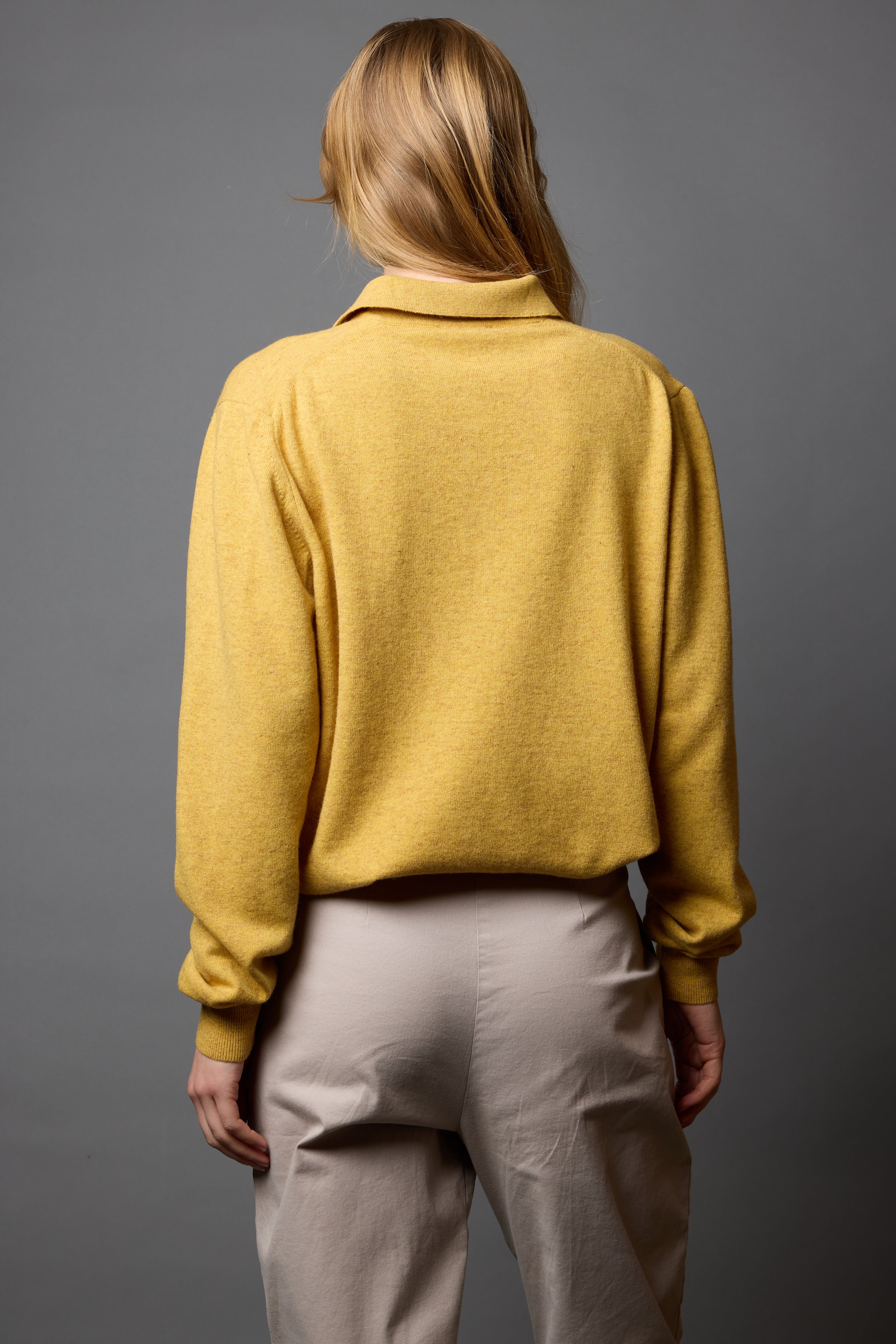 YUN POLO YAKA UNISEX KAZAK YELLOW