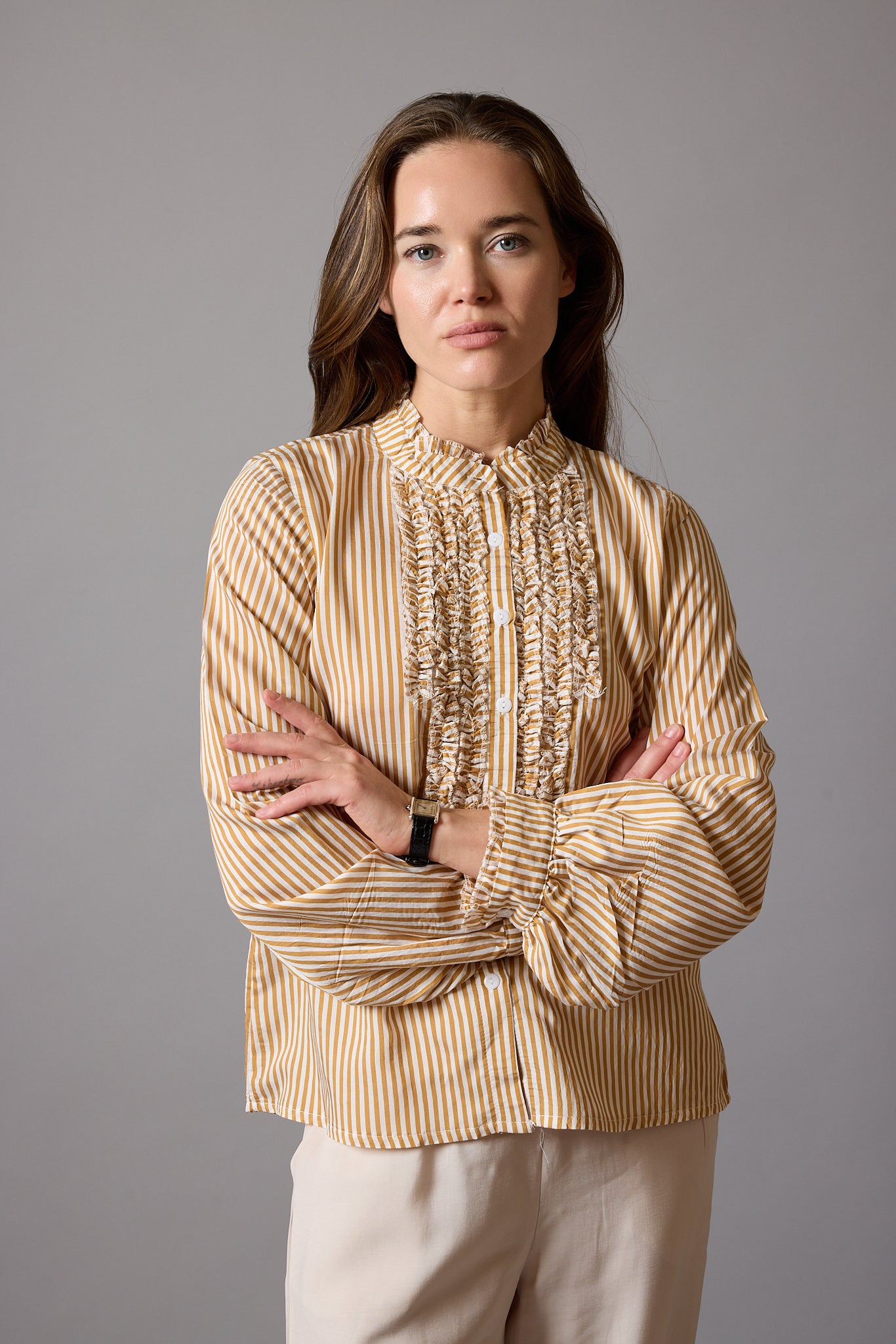 FLEUR FIRFIRLI GOMLEK YELLOW