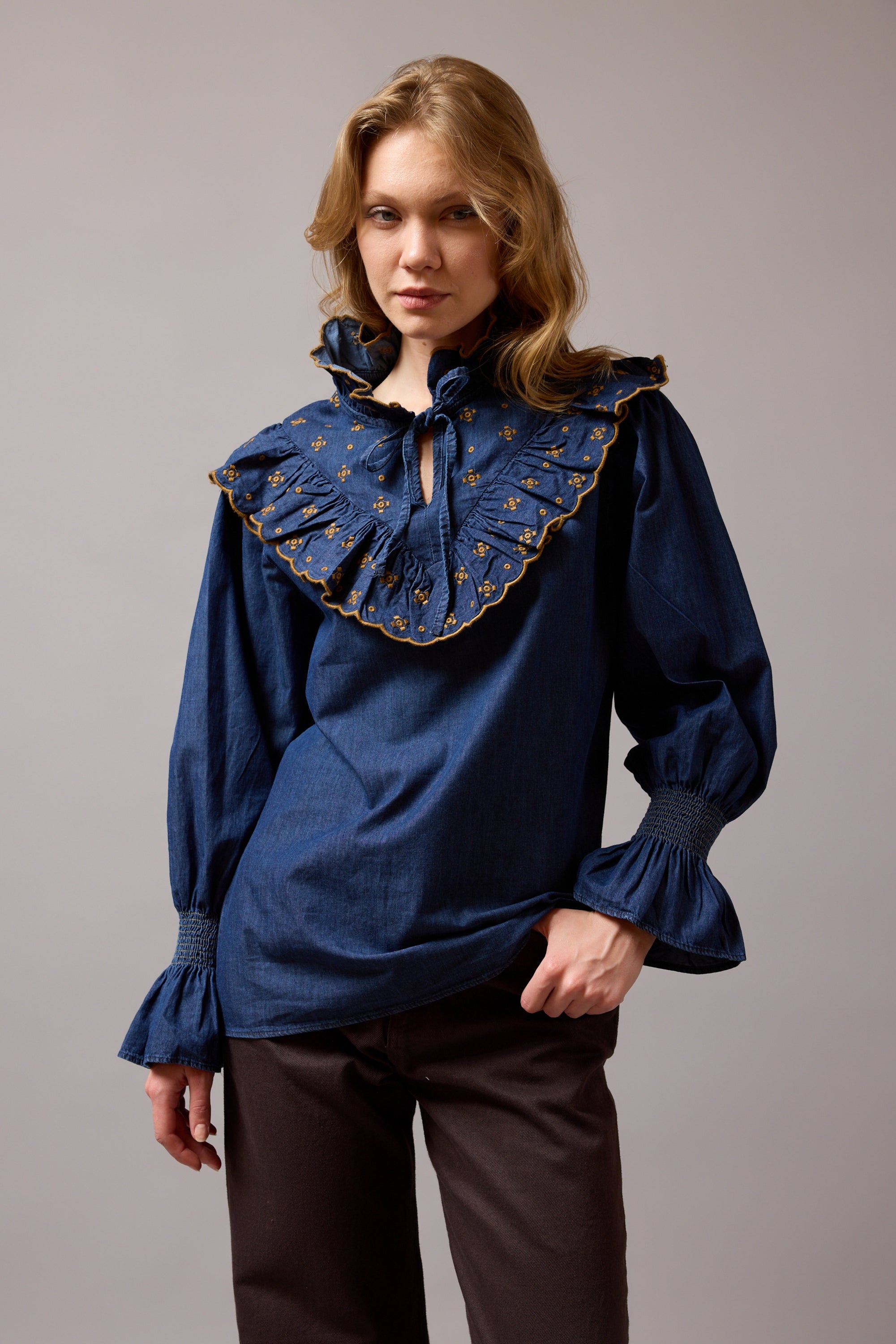 HONORÈ DE BALZAC DENİM BLUZ