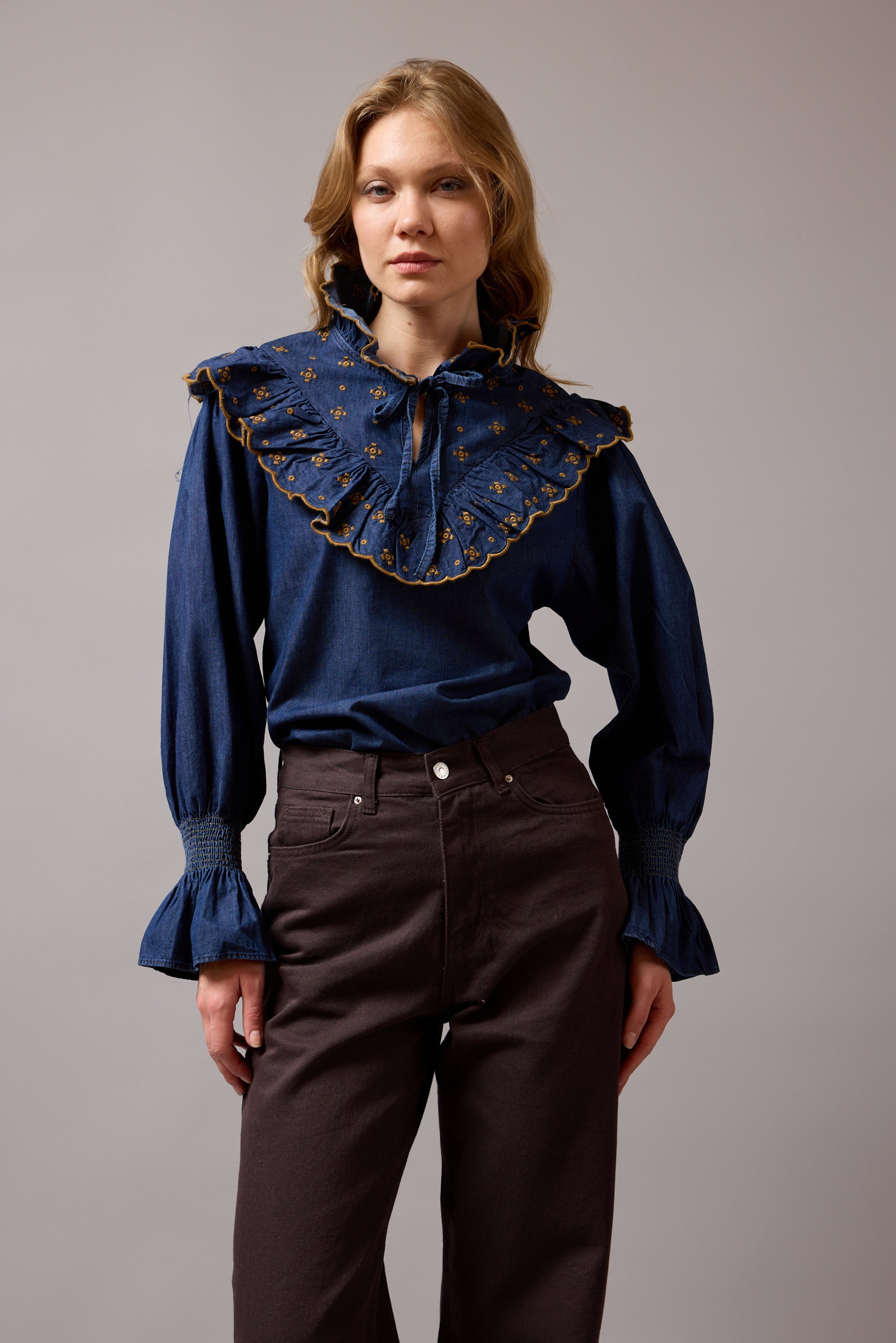 HONORÈ DE BALZAC DENİM BLUZ