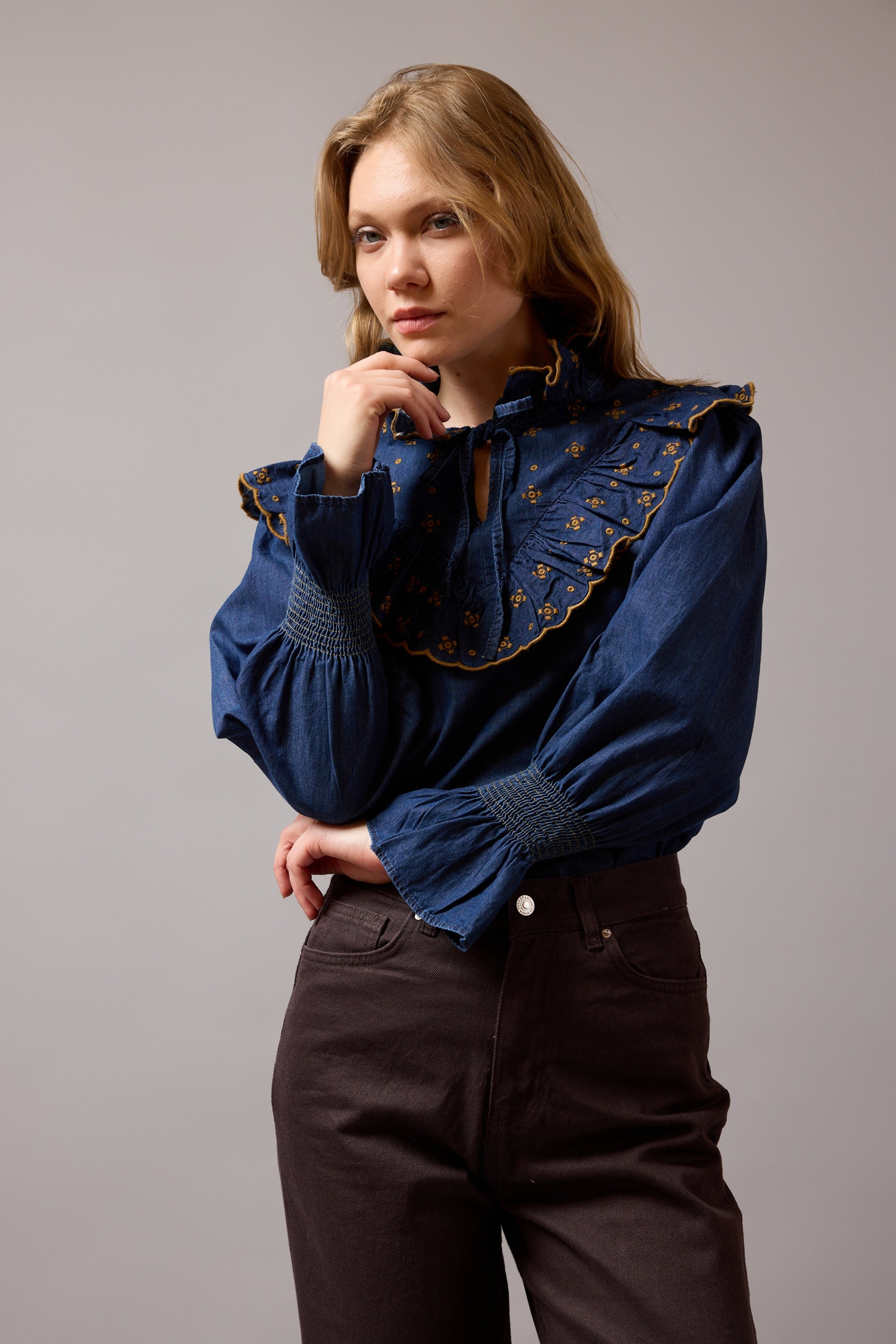 HONORÈ DE BALZAC DENİM BLUZ