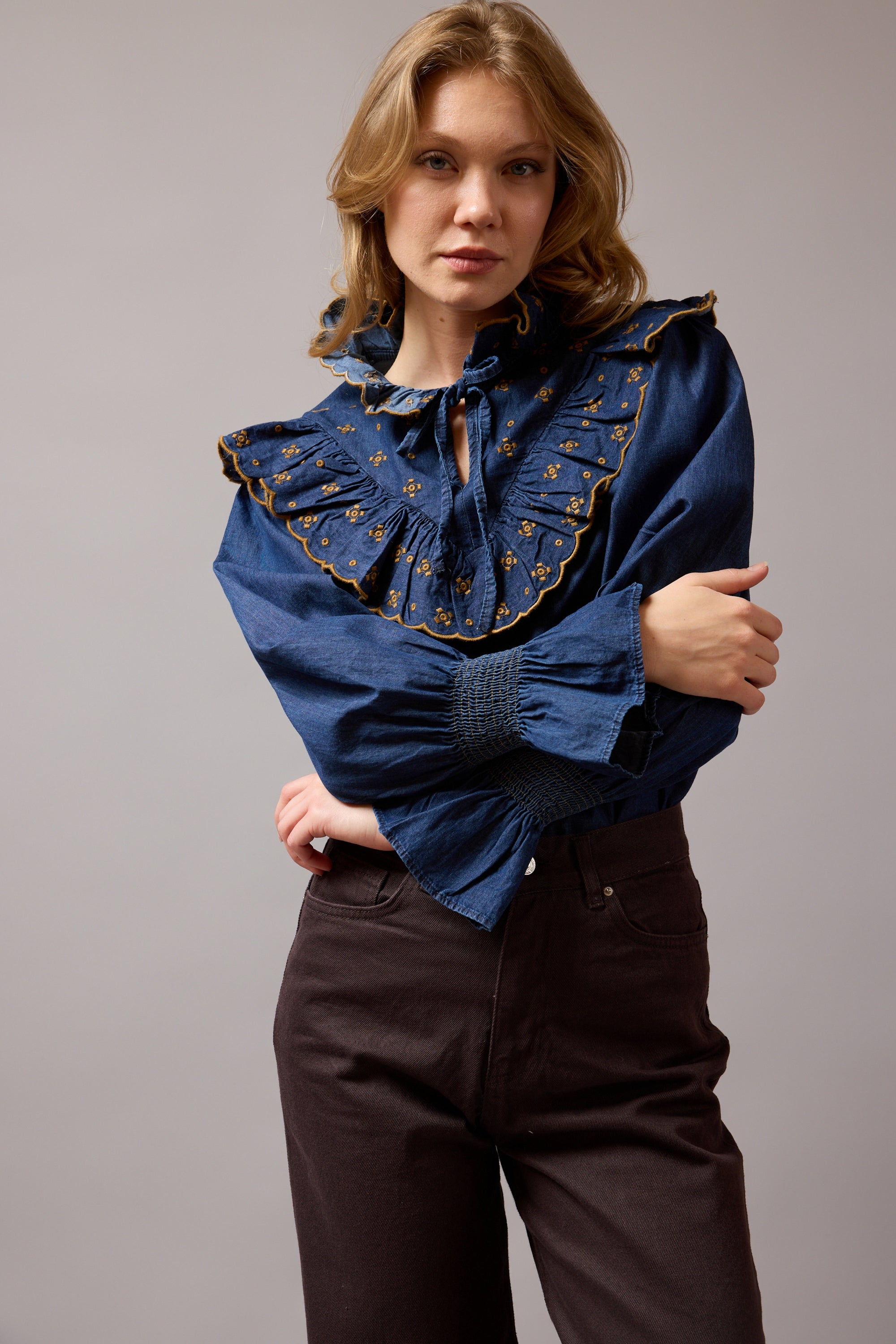 HONORÈ DE BALZAC DENİM BLUZ