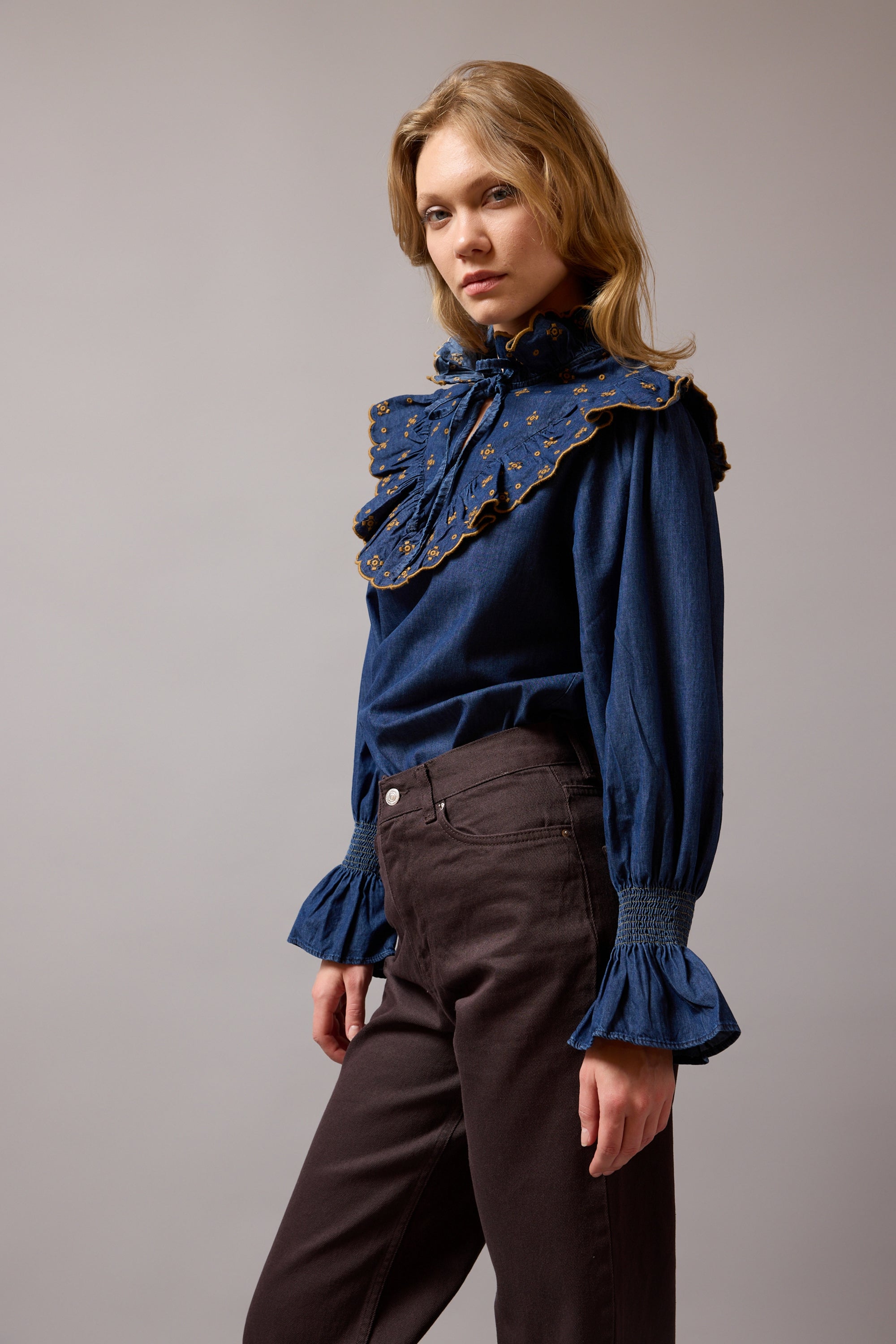 HONORÈ DE BALZAC DENİM BLUZ