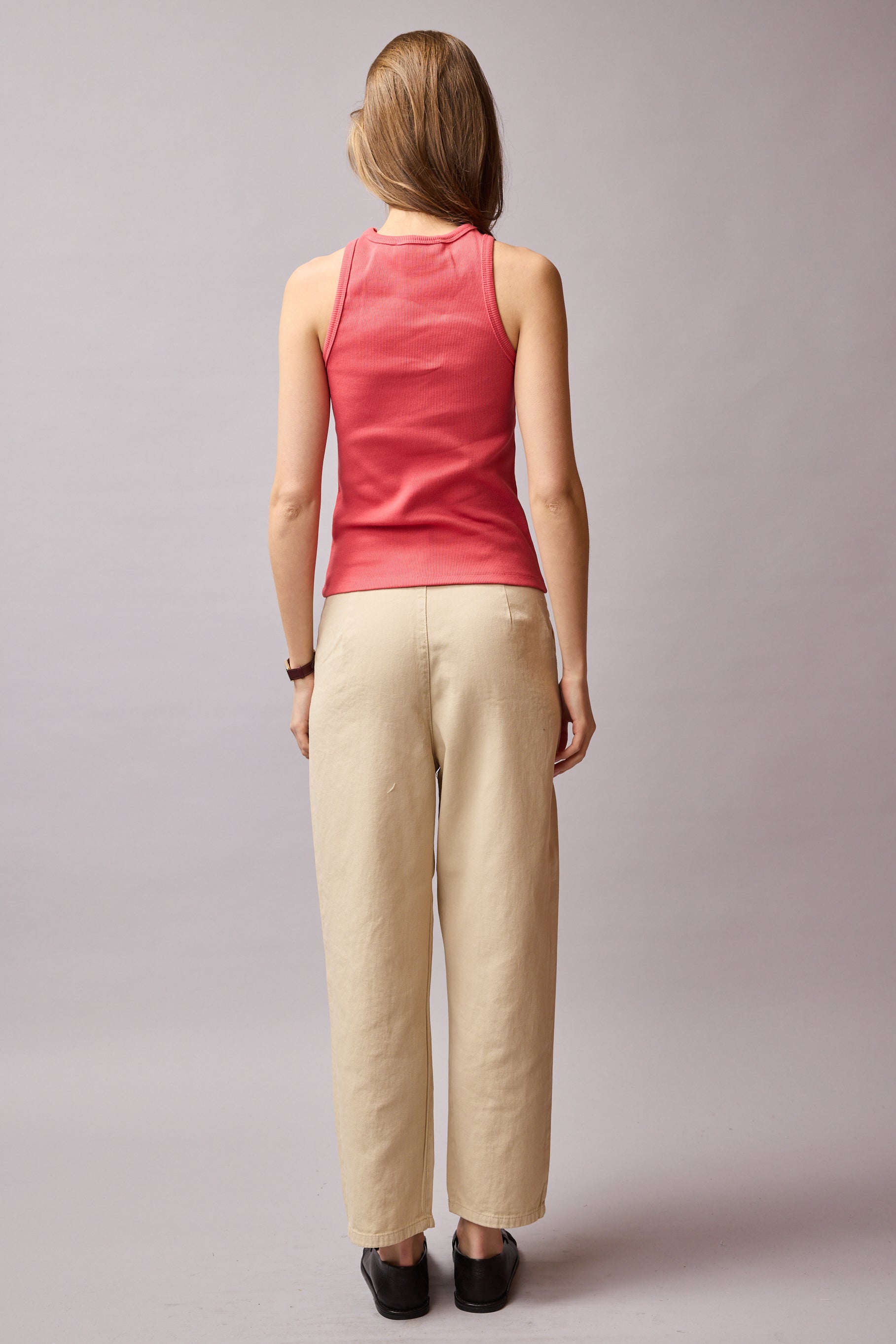 HALTERNECK CROP TOP ROUGE
