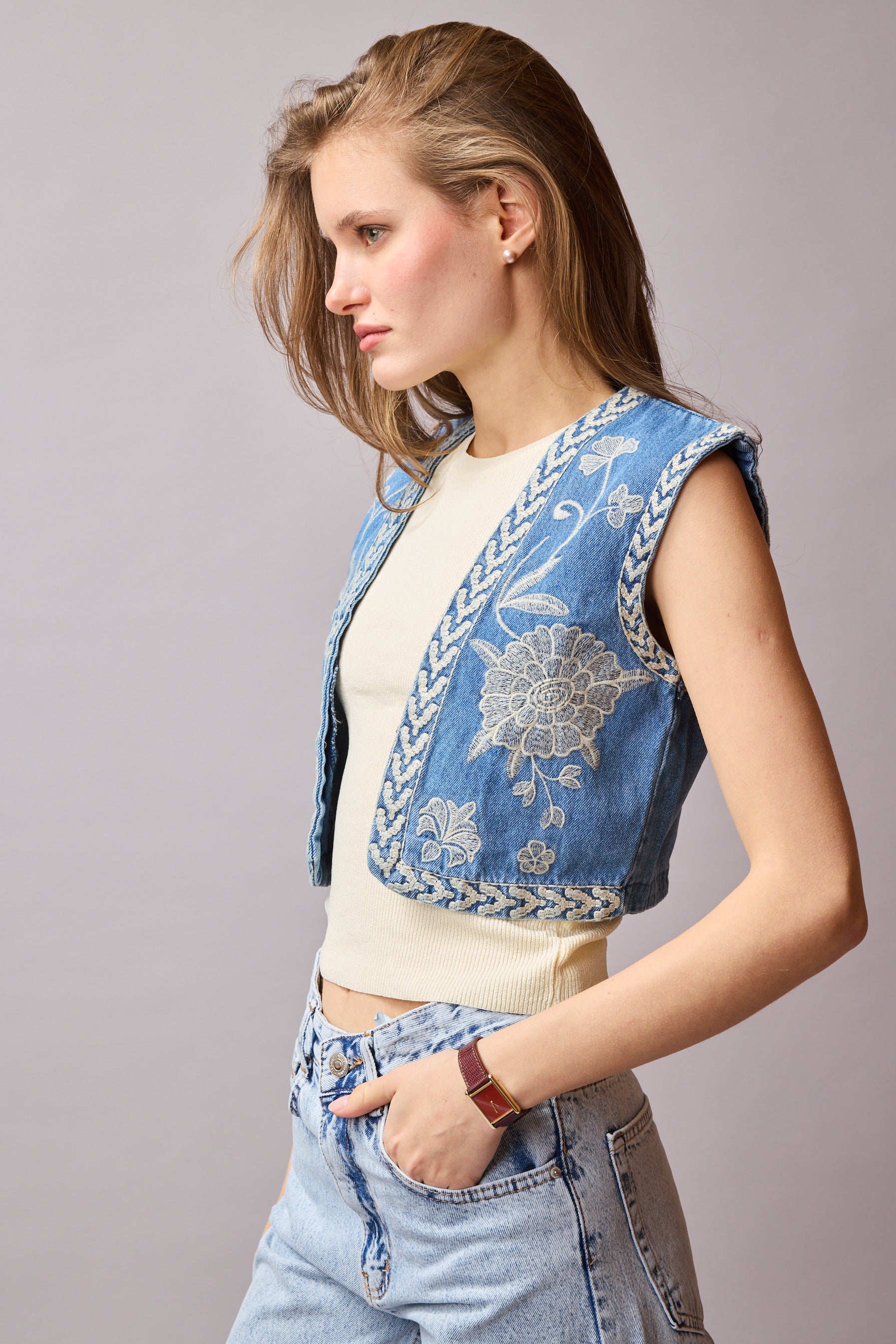 JARDIN NAKISLI DENIM CEKET