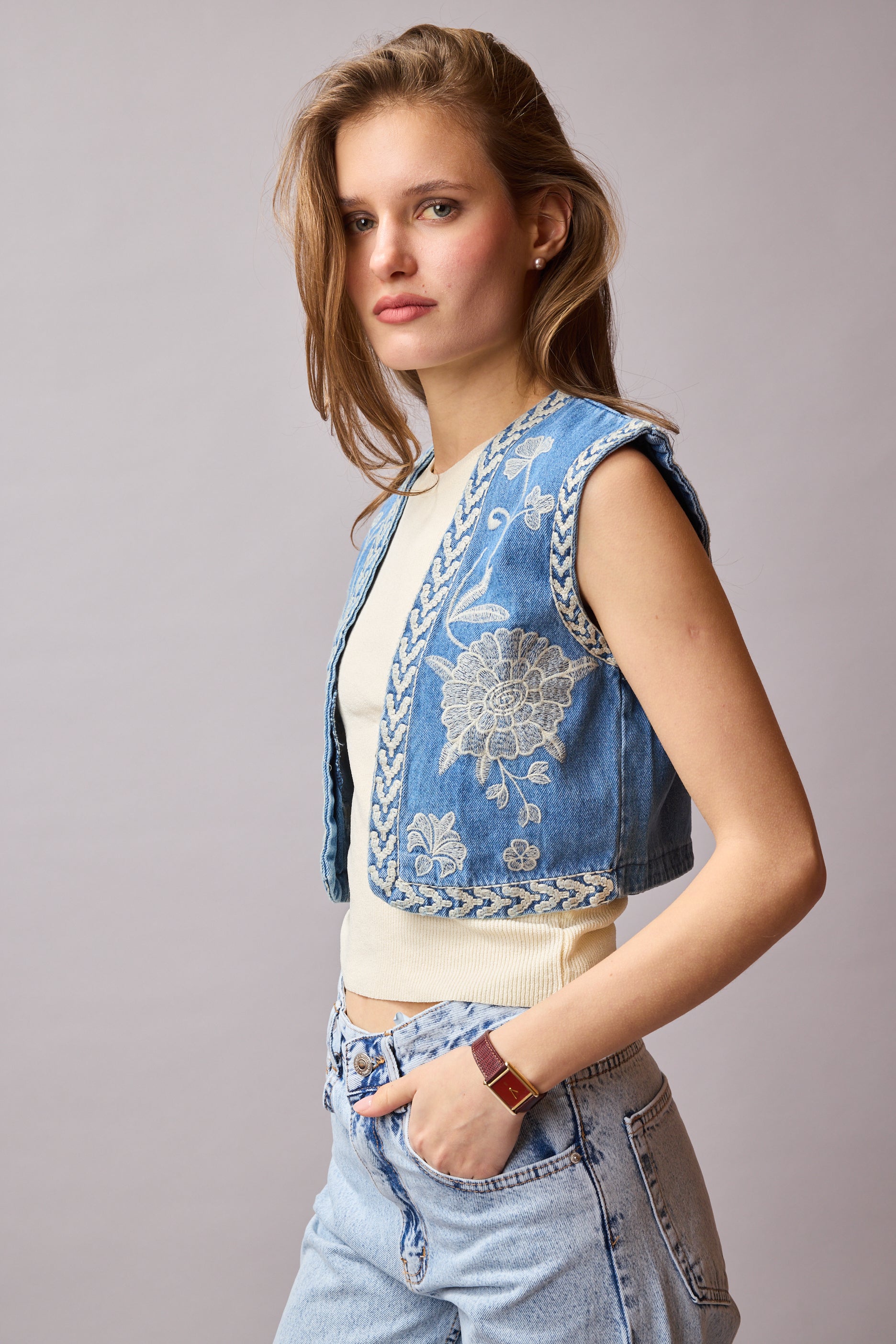 JARDIN NAKISLI DENIM CEKET