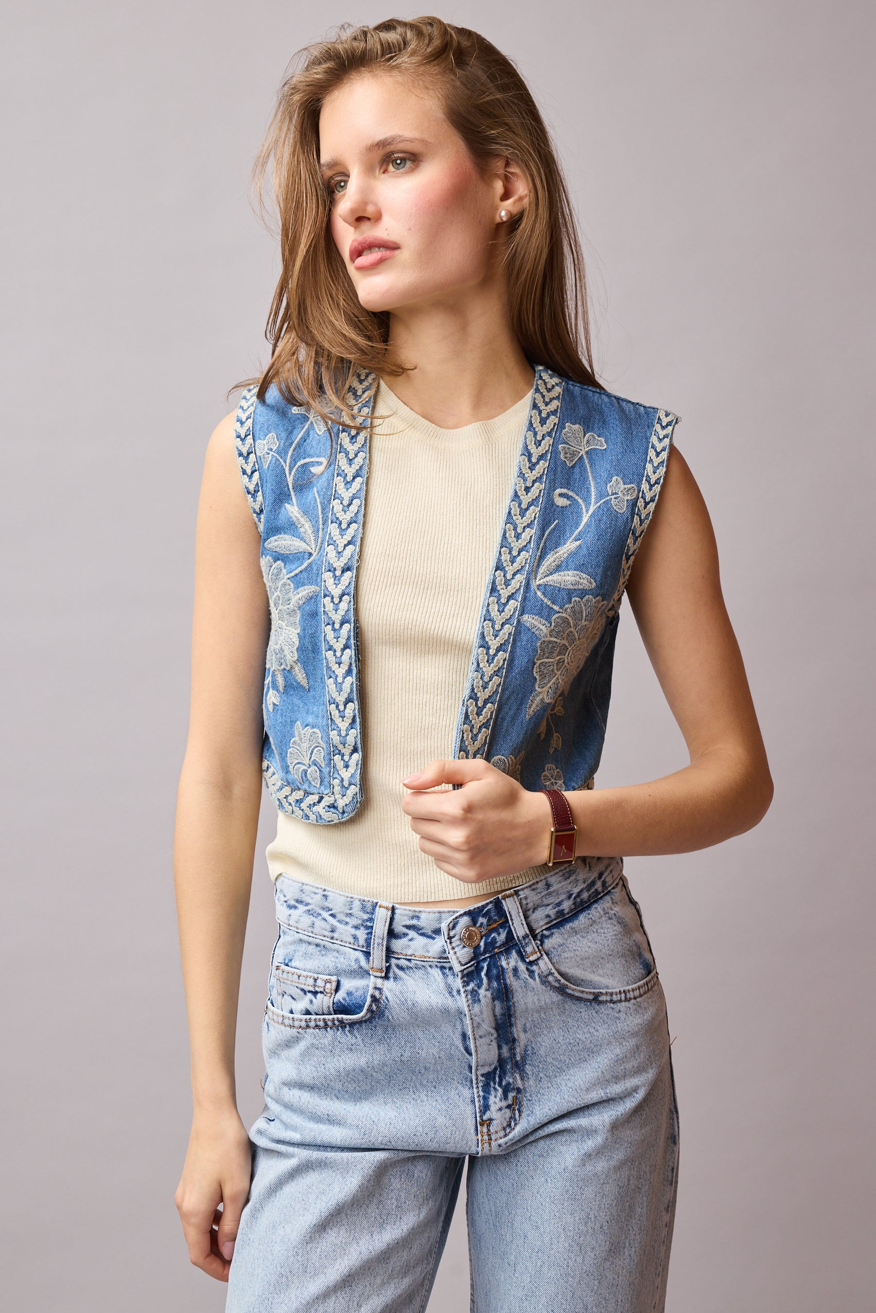 JARDIN NAKISLI DENIM CEKET