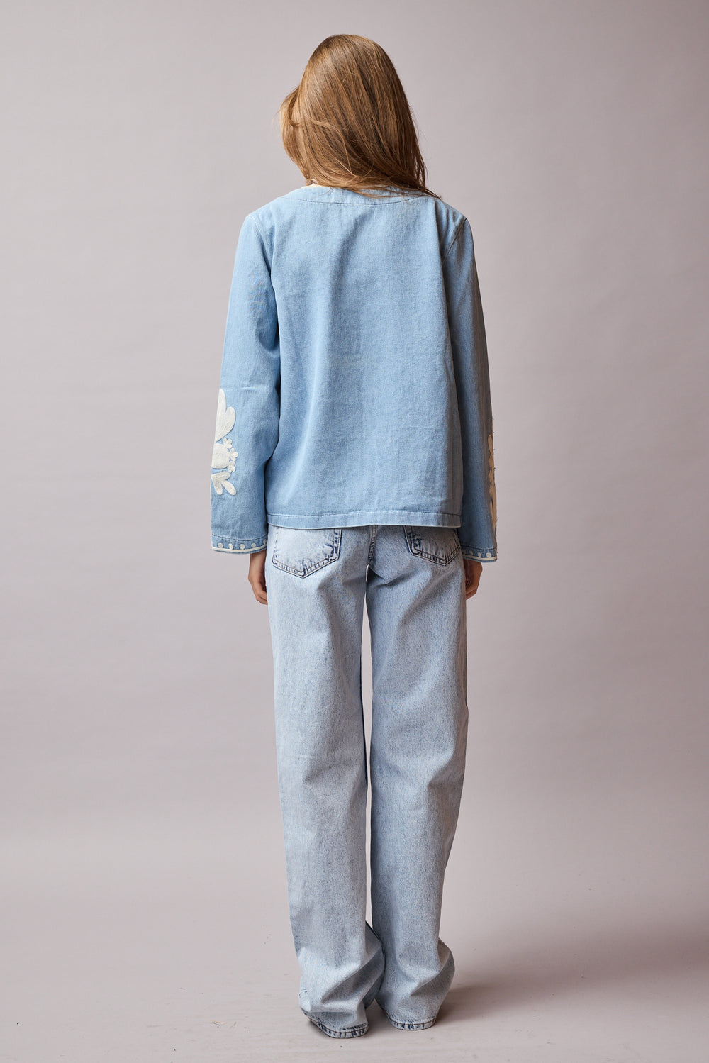 CLEMENCIA NAKISLI DENIM CEKET