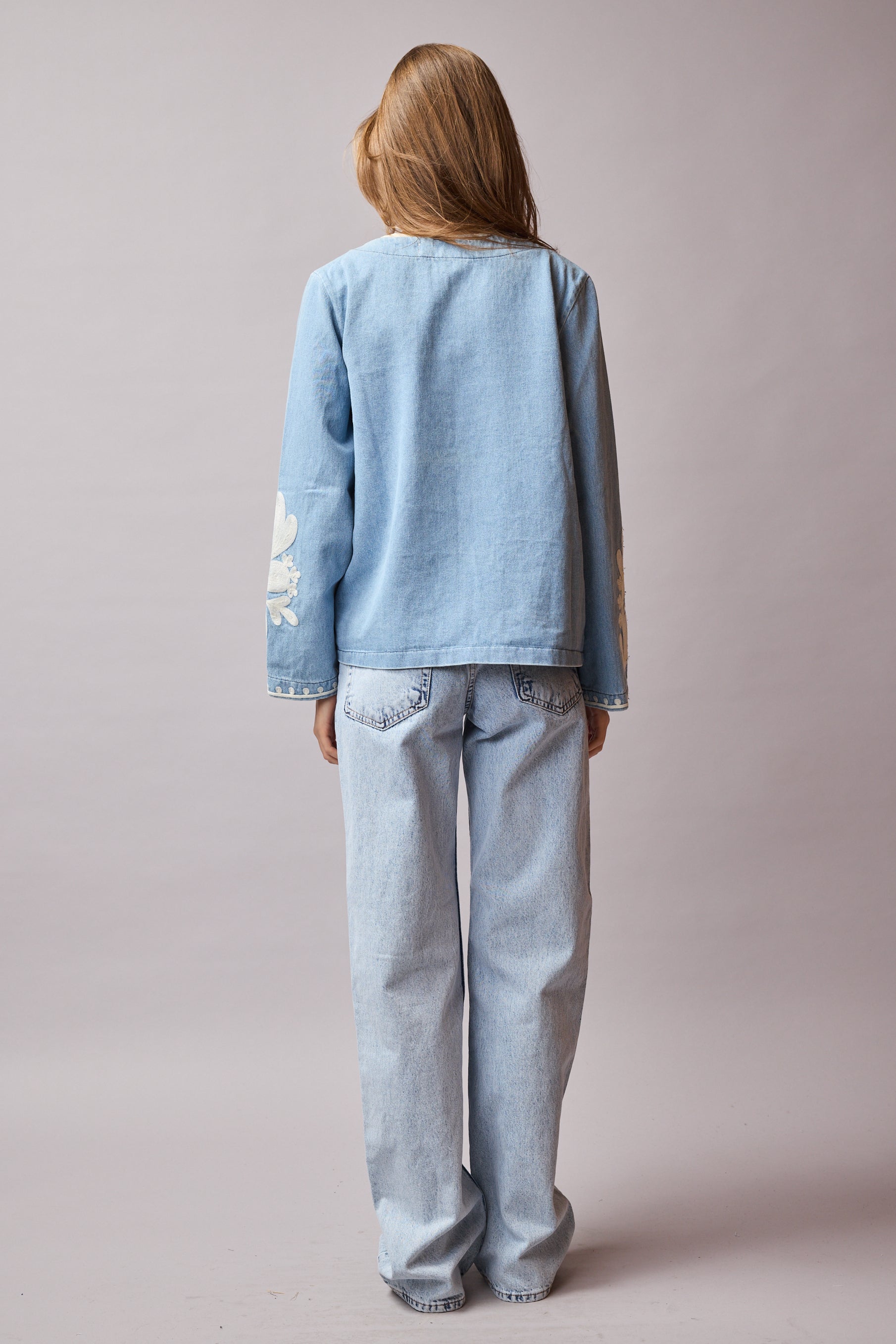 CLEMENCIA NAKISLI DENIM CEKET