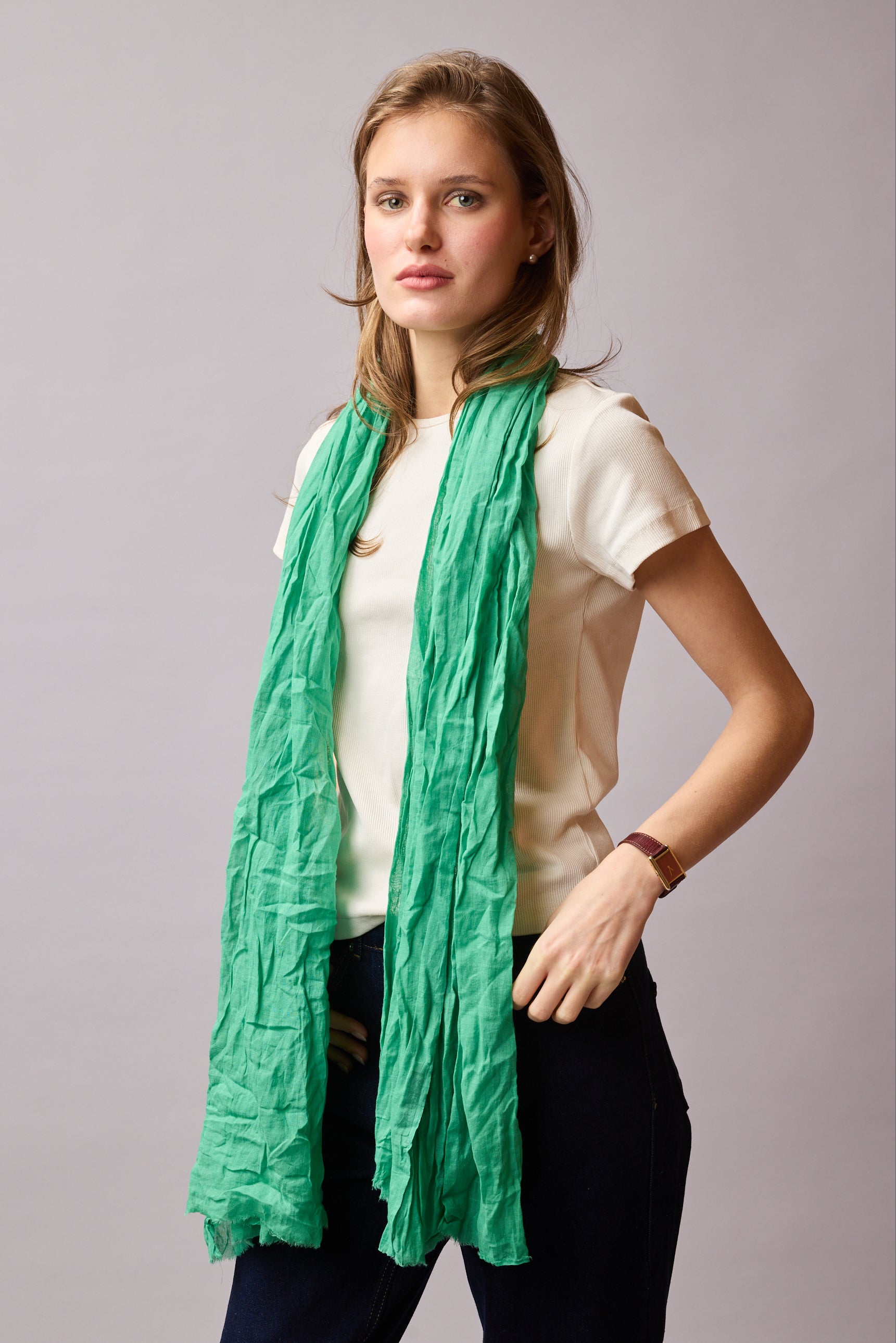 AMAZONE GREEN ORGANIK PAMUK HANDMADE SAL