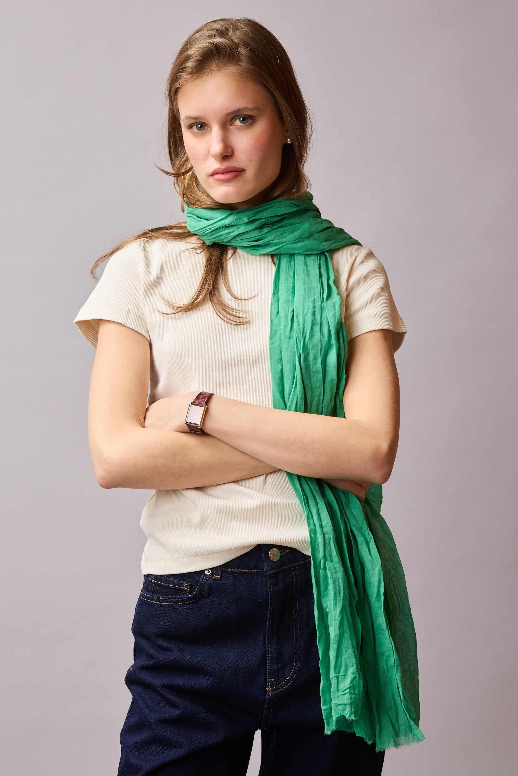 AMAZONE GREEN ORGANIK PAMUK HANDMADE SAL