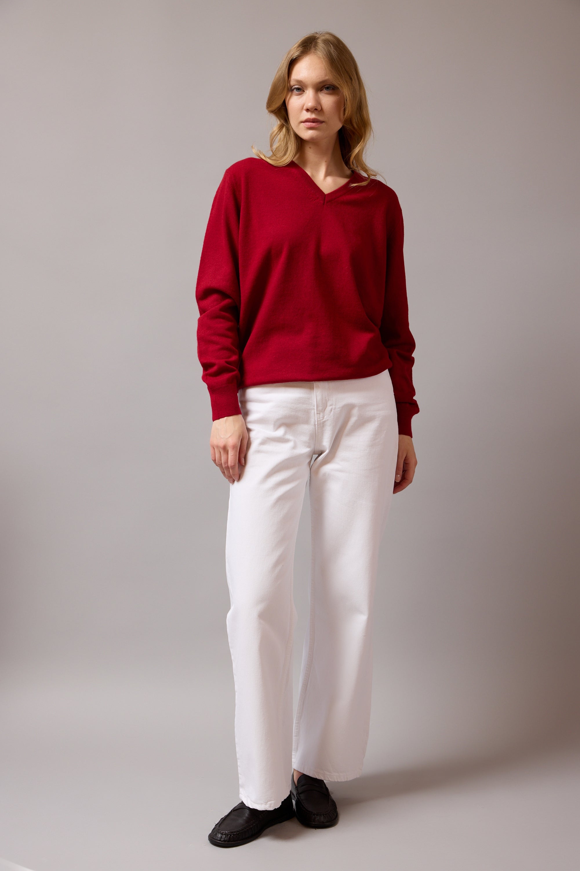 YUN V YAKA UNISEX KAZAK KIRMIZI