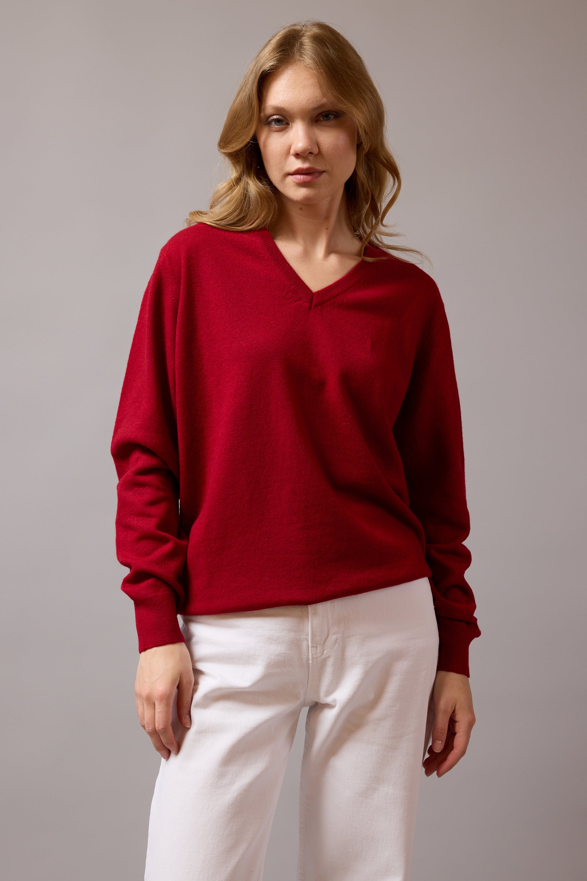 YUN V YAKA UNISEX KAZAK KIRMIZI