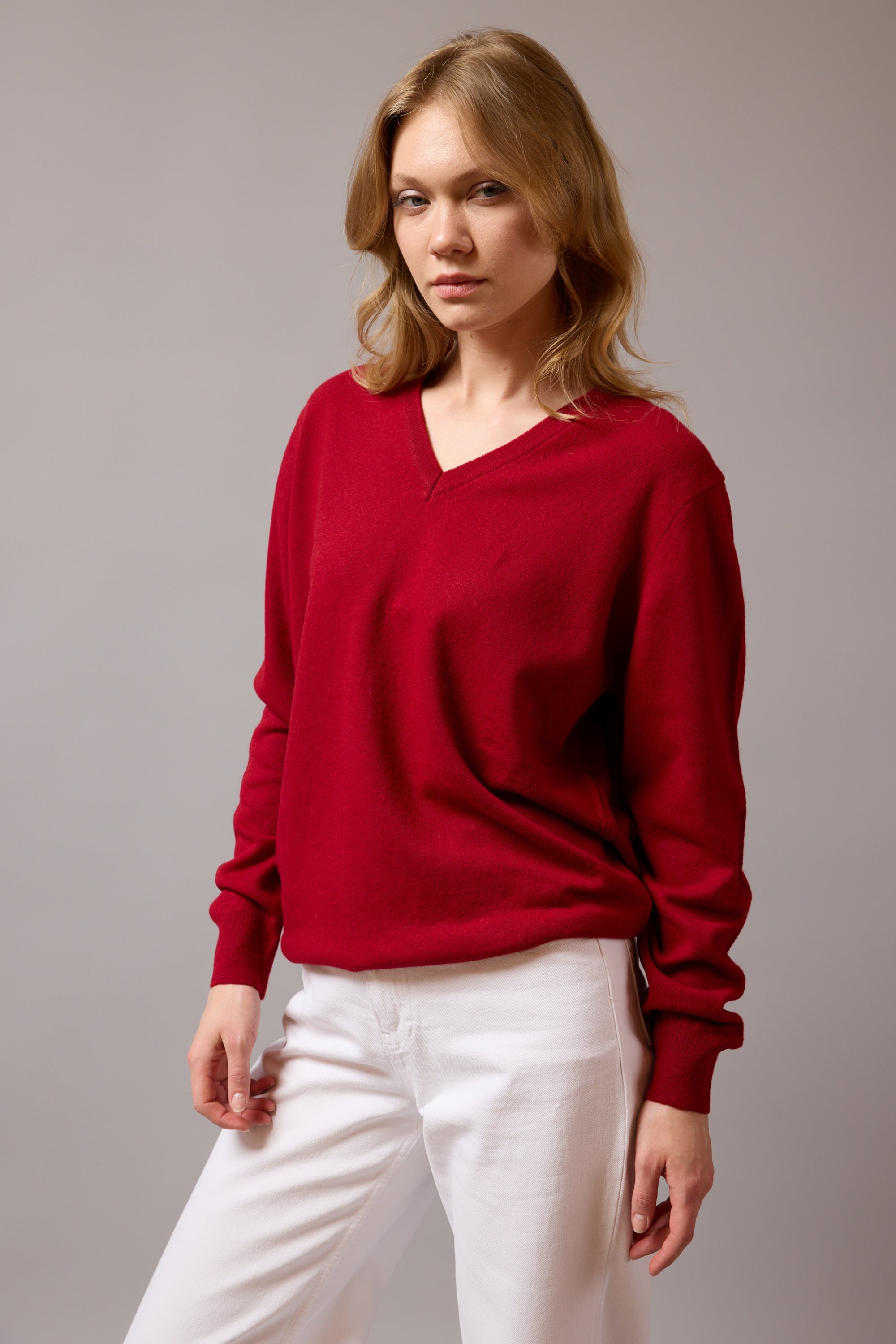 YUN V YAKA UNISEX KAZAK KIRMIZI