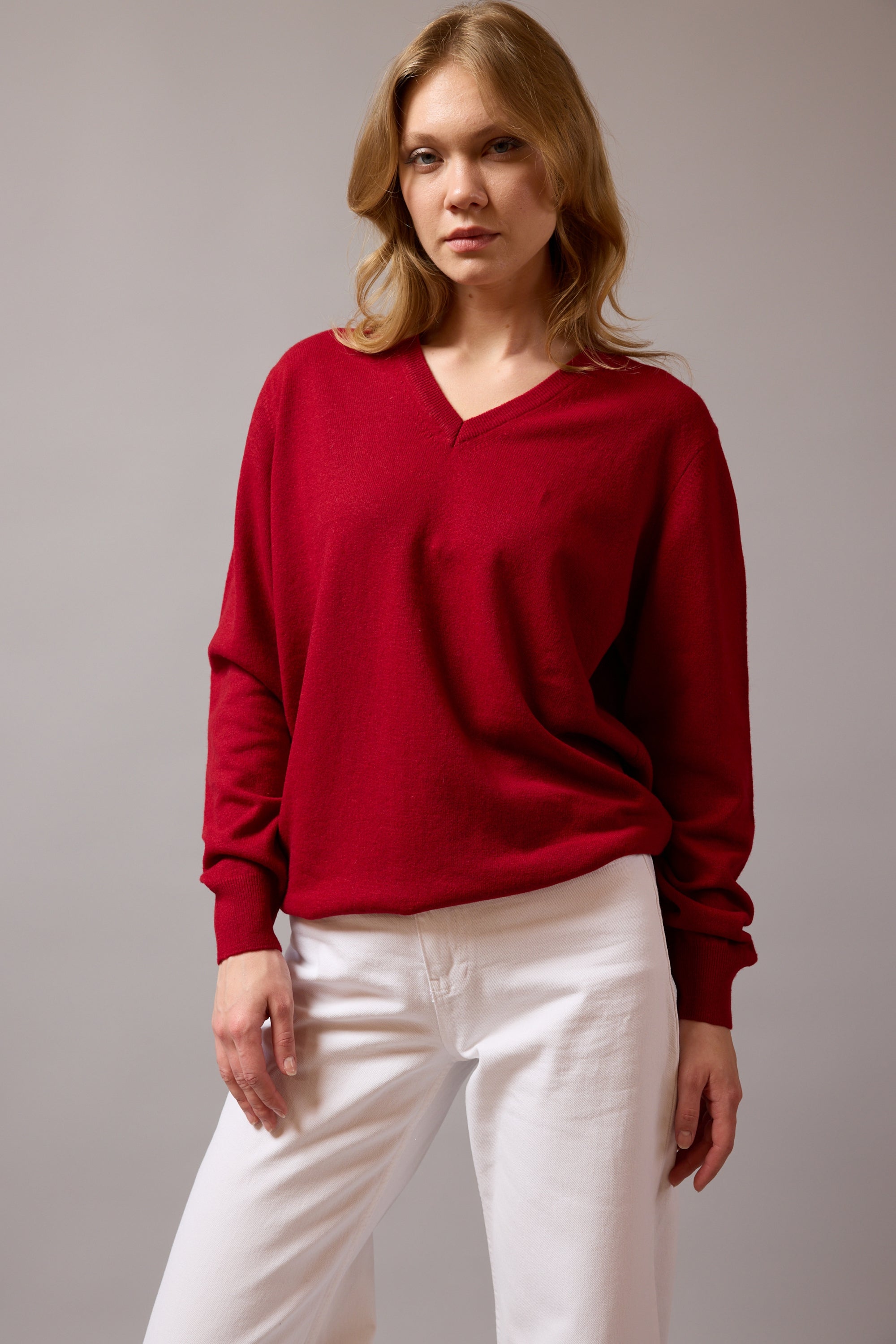 YUN V YAKA UNISEX KAZAK KIRMIZI