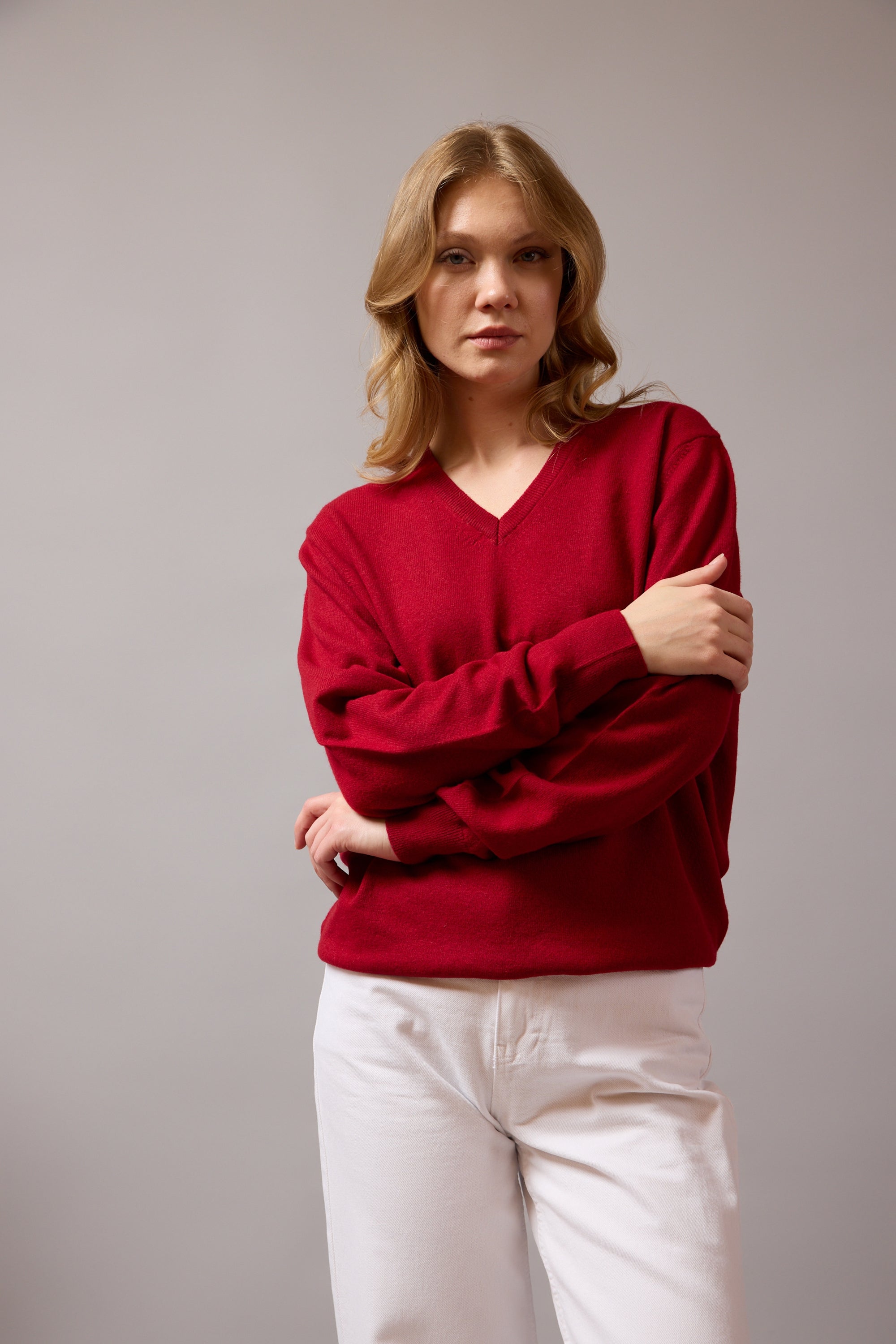 YUN V YAKA UNISEX KAZAK KIRMIZI