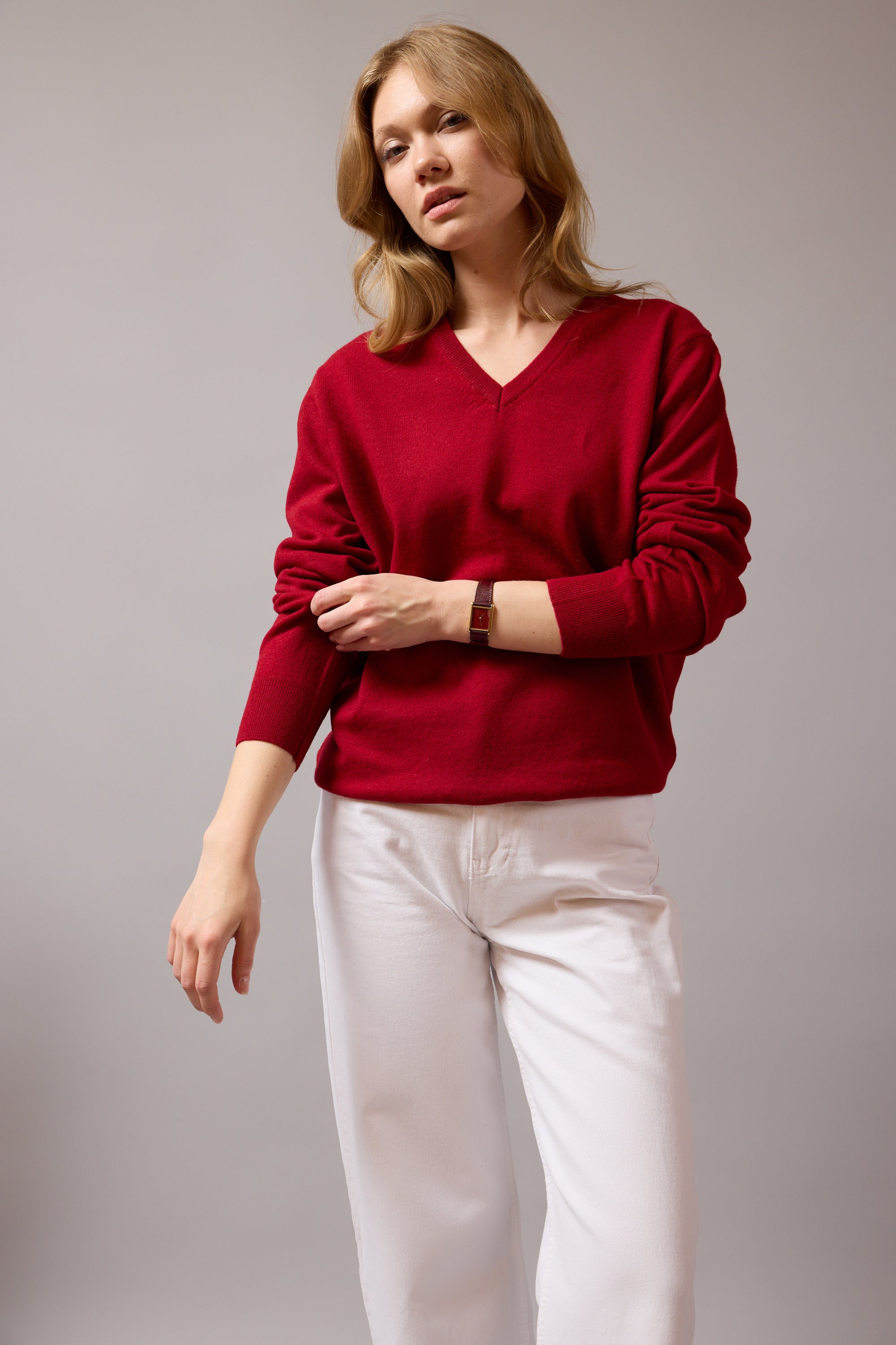 YUN V YAKA UNISEX KAZAK KIRMIZI