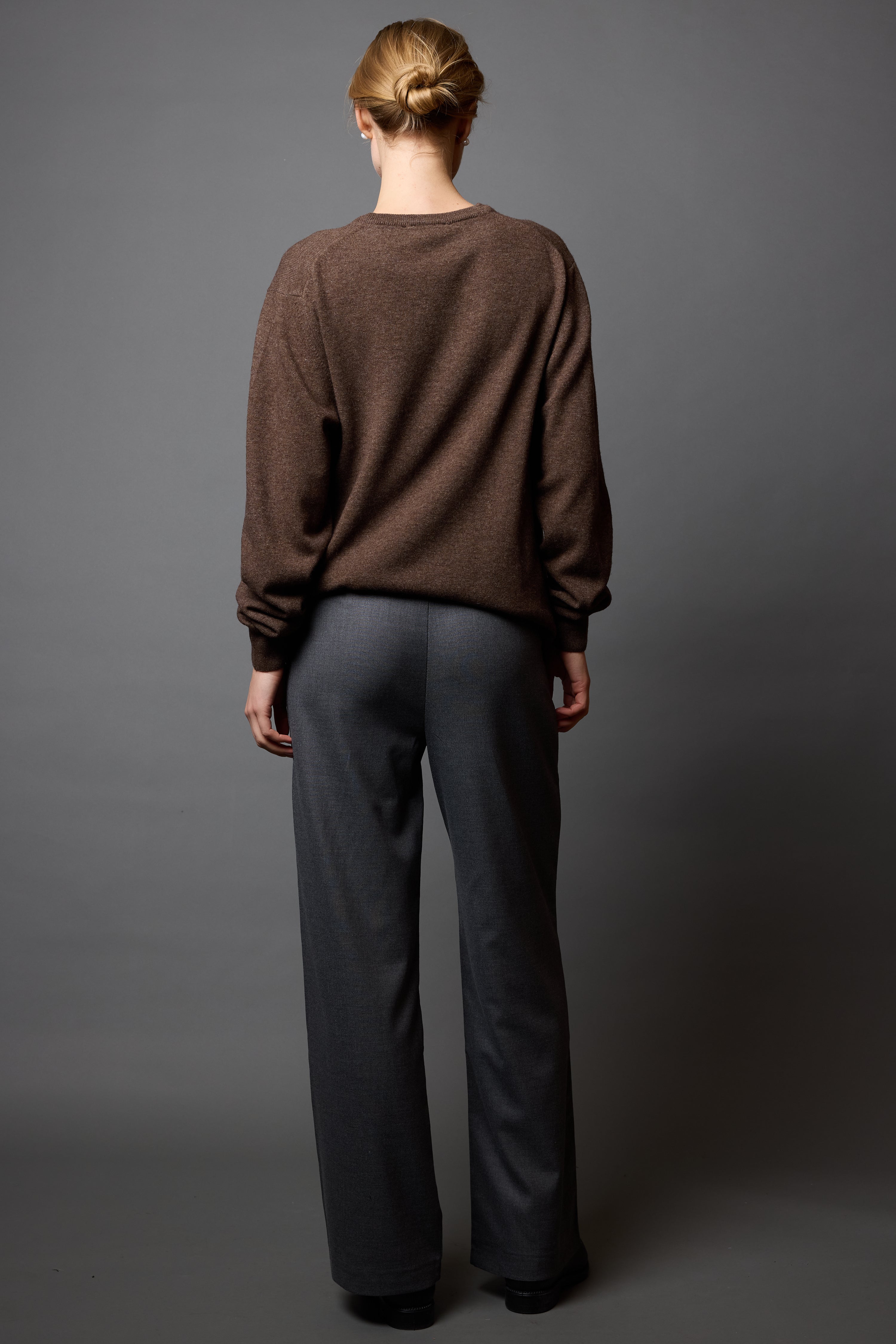 YUN BISIKLET YAKA UNISEX KAZAK MOCHA