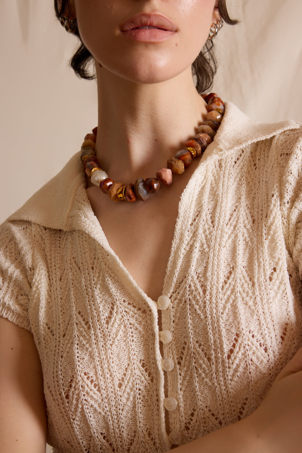JARDIN DE NACRE BAROQUE PEARL NECKLACE