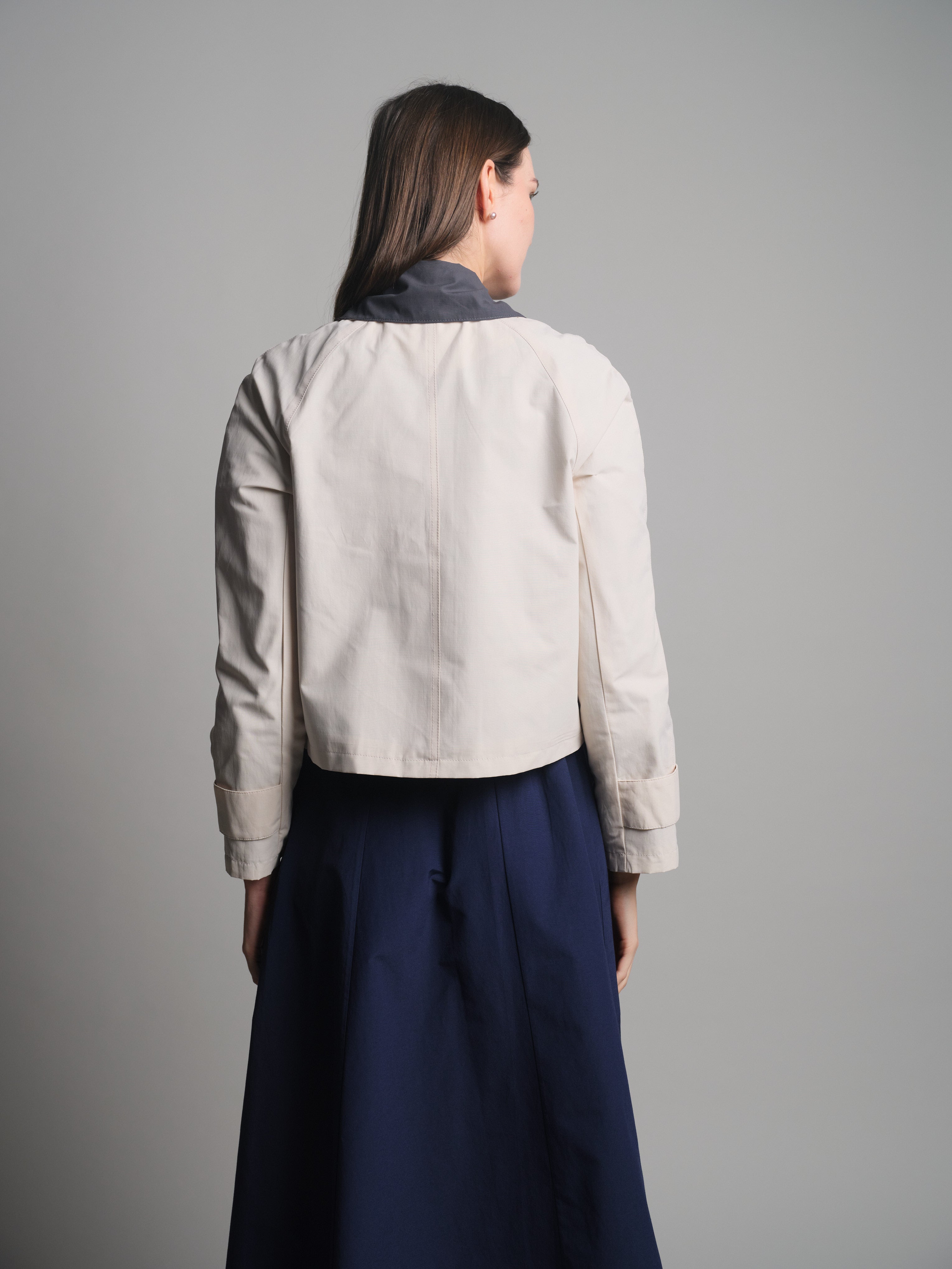 KAPAKLI CEPLI FERMUARLI CEKET TAS RENGI