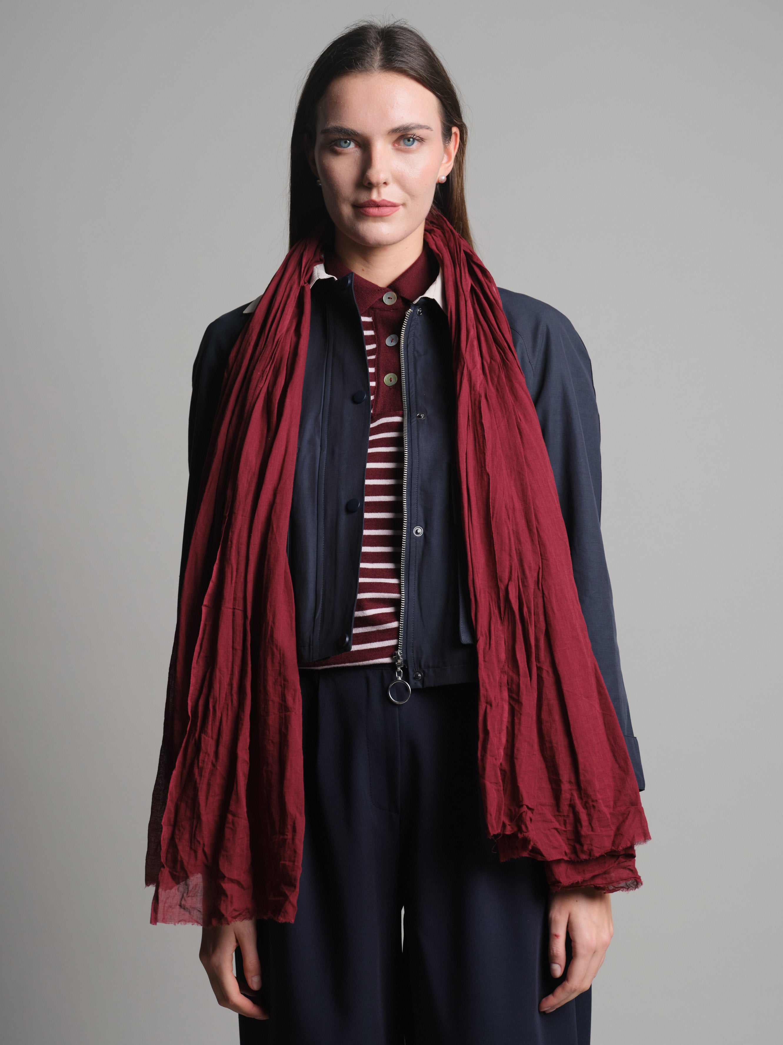 BRITISH RED ORGANIK PAMUK HANDMADE SAL