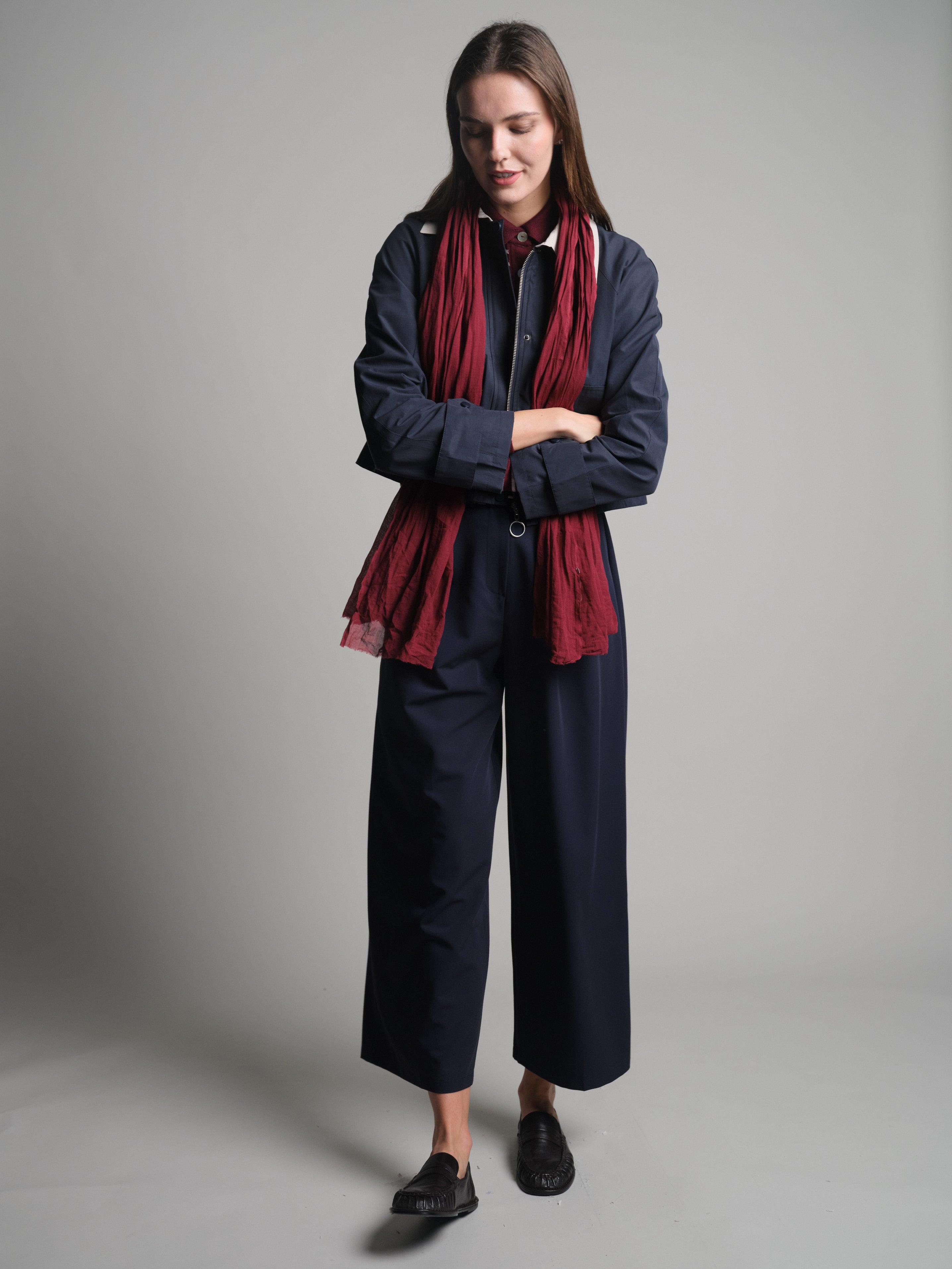 BRITISH RED ORGANIK PAMUK HANDMADE SAL