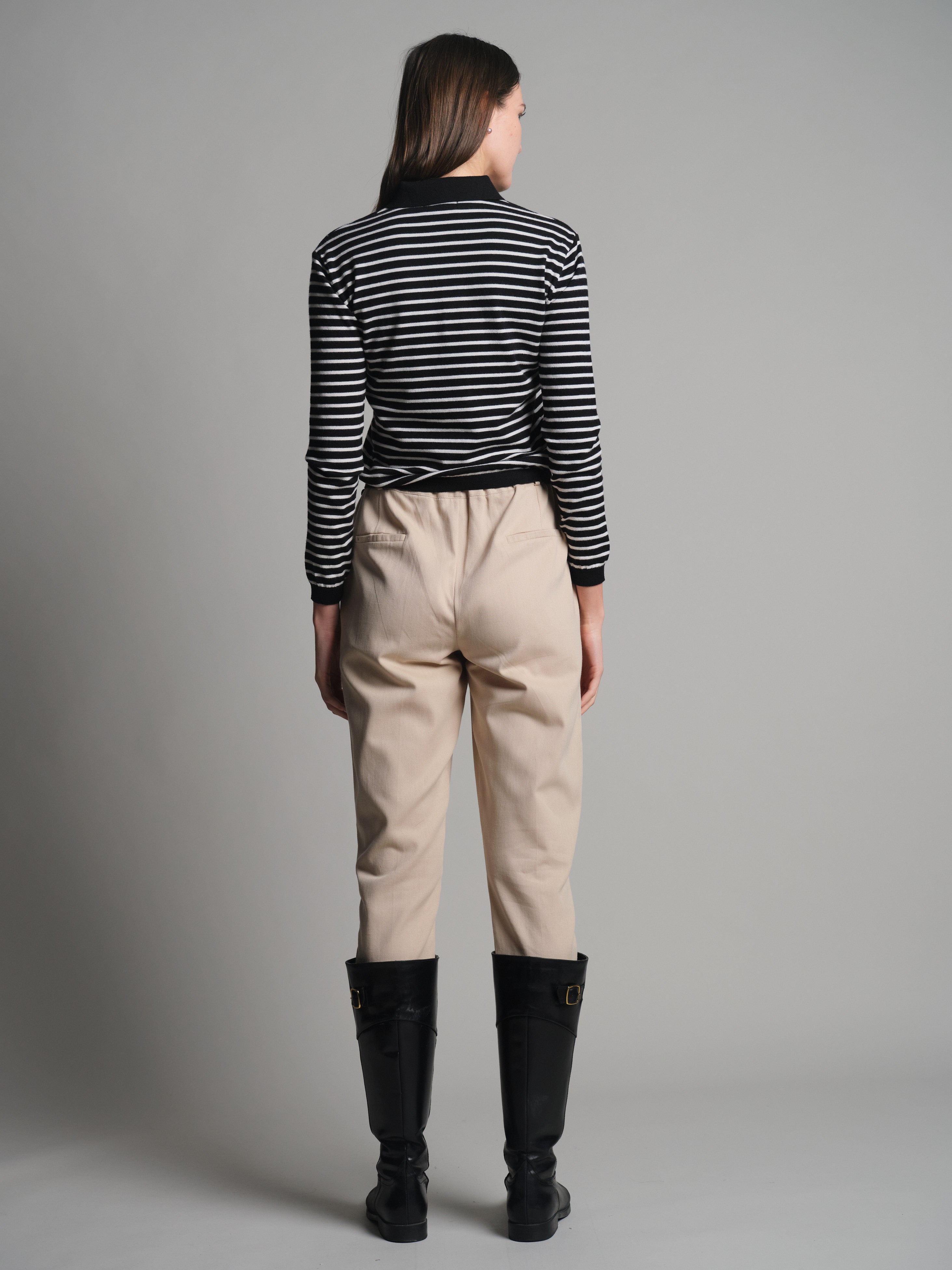 GABARDIN PENSLI CARROT FIT PANTOLON VIZON