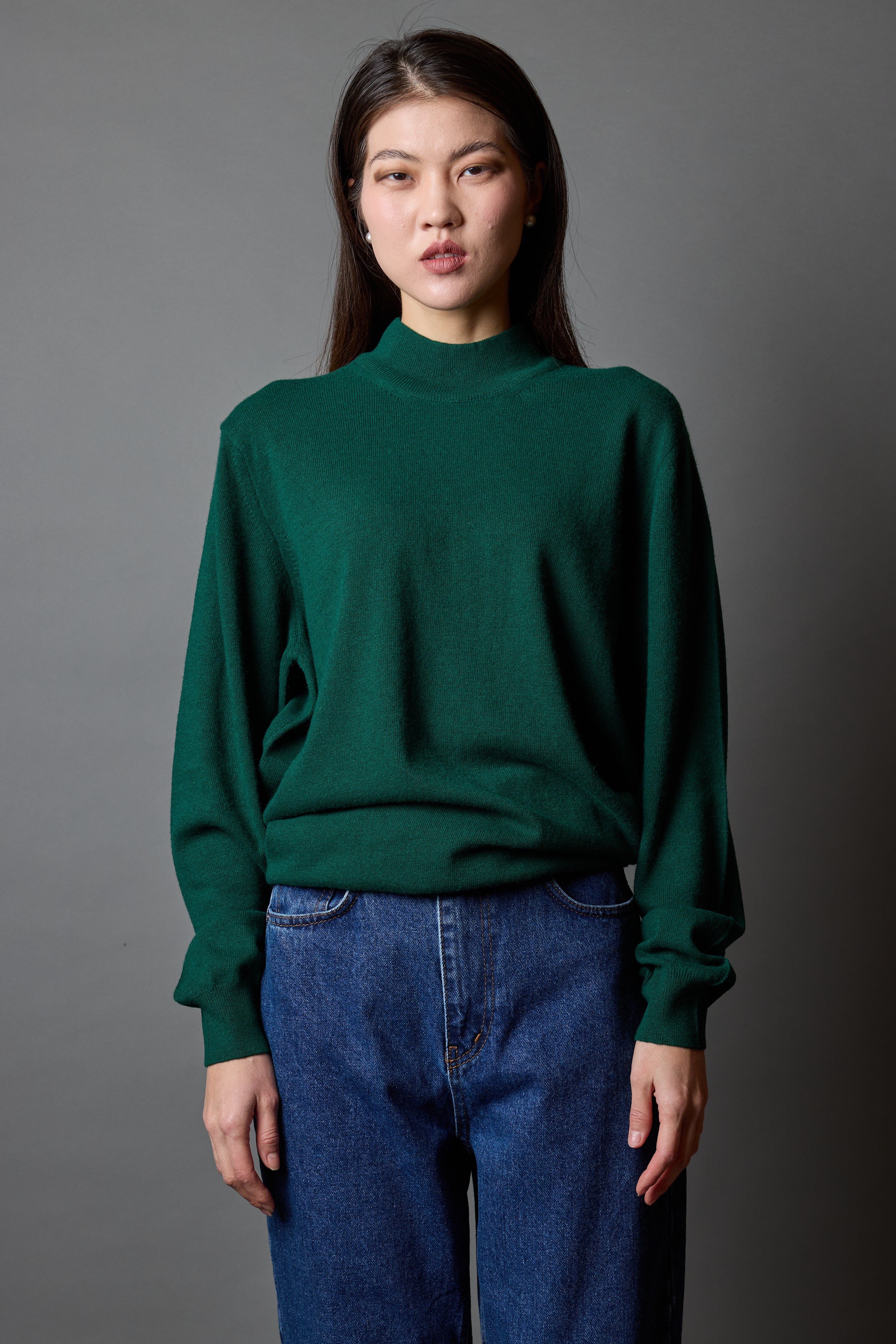 YUN BALIKCI YAKA UNISEX KAZAK YESIL