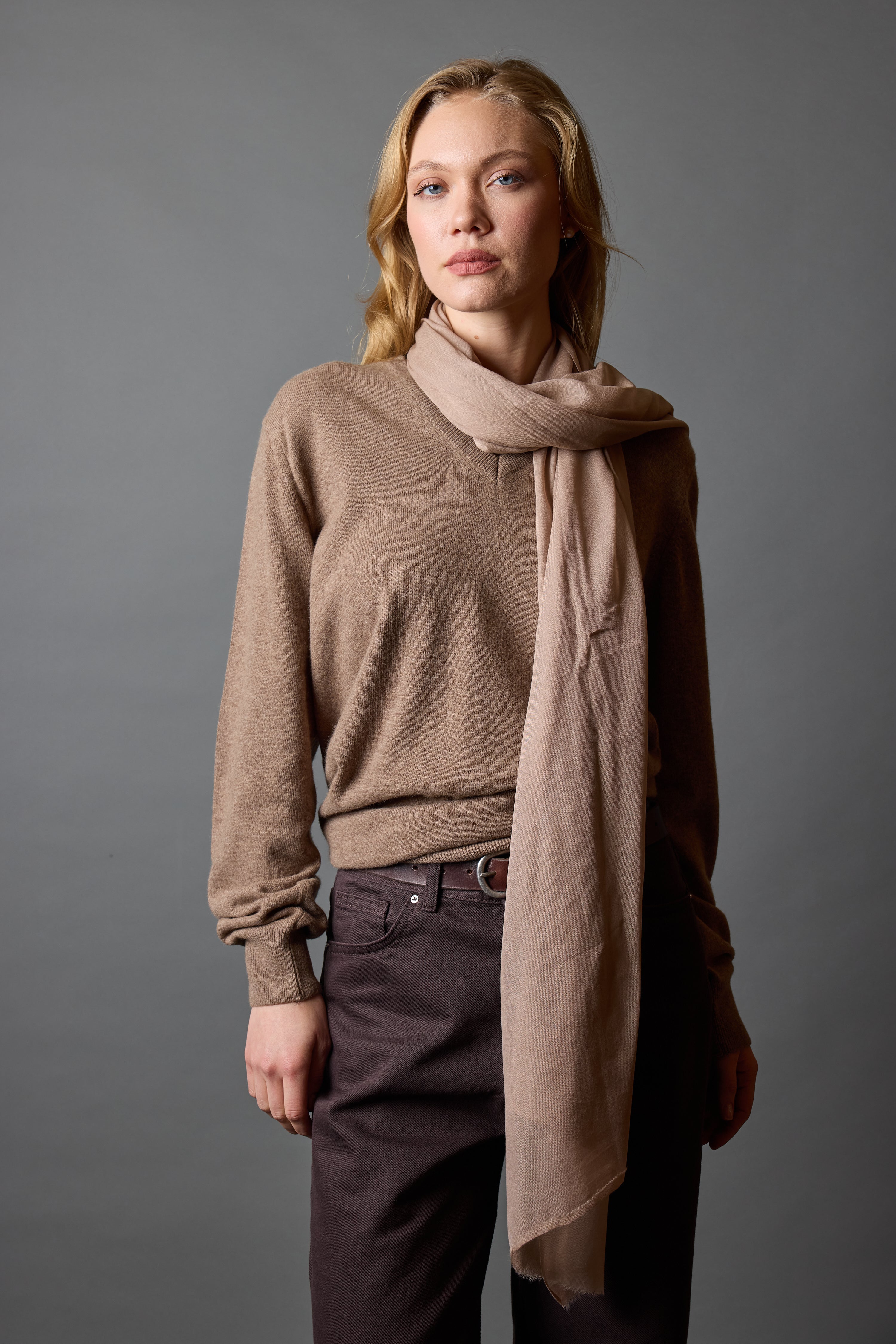 POUDRE ORGANİK PAMUK HANDMADE ŞAL