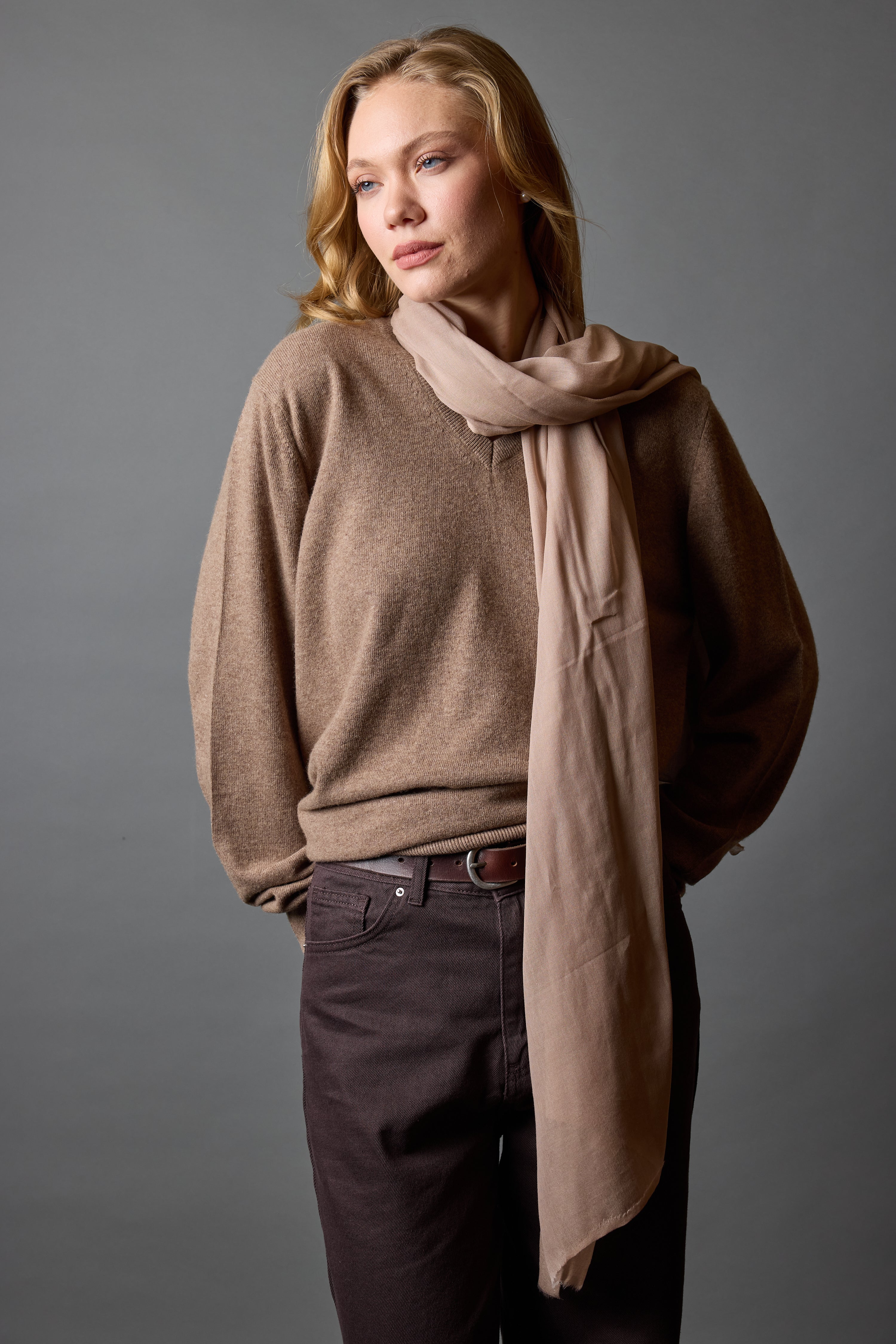 POUDRE ORGANİK PAMUK HANDMADE ŞAL