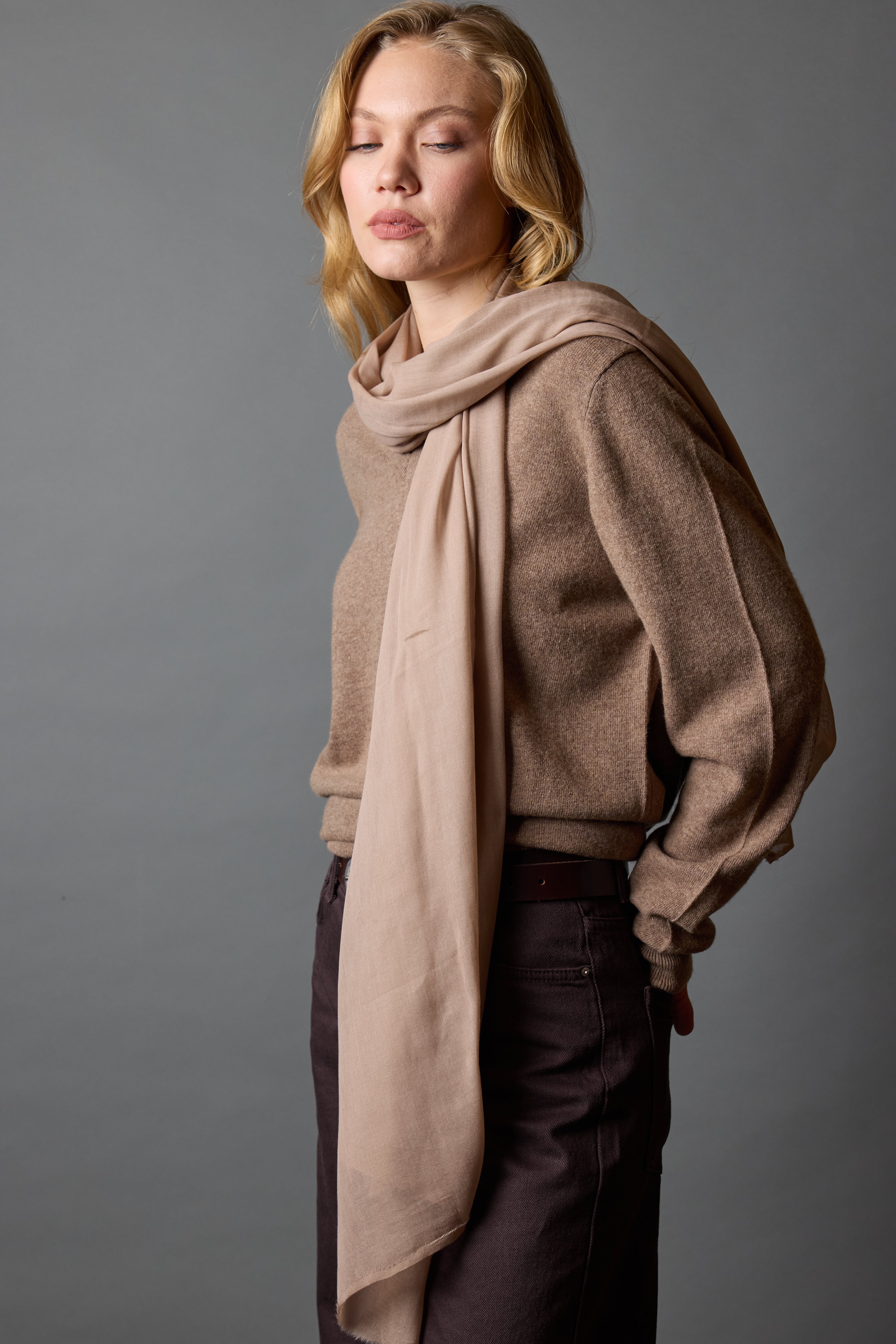 POUDRE ORGANİK PAMUK HANDMADE ŞAL
