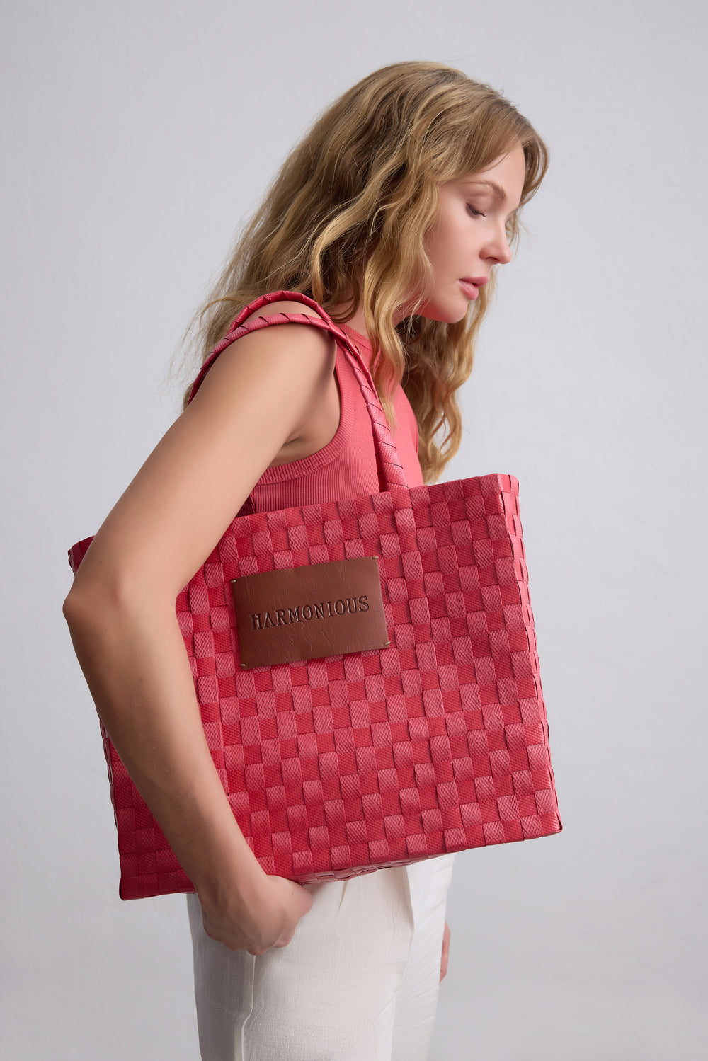 ORGU RED TOTE BAG