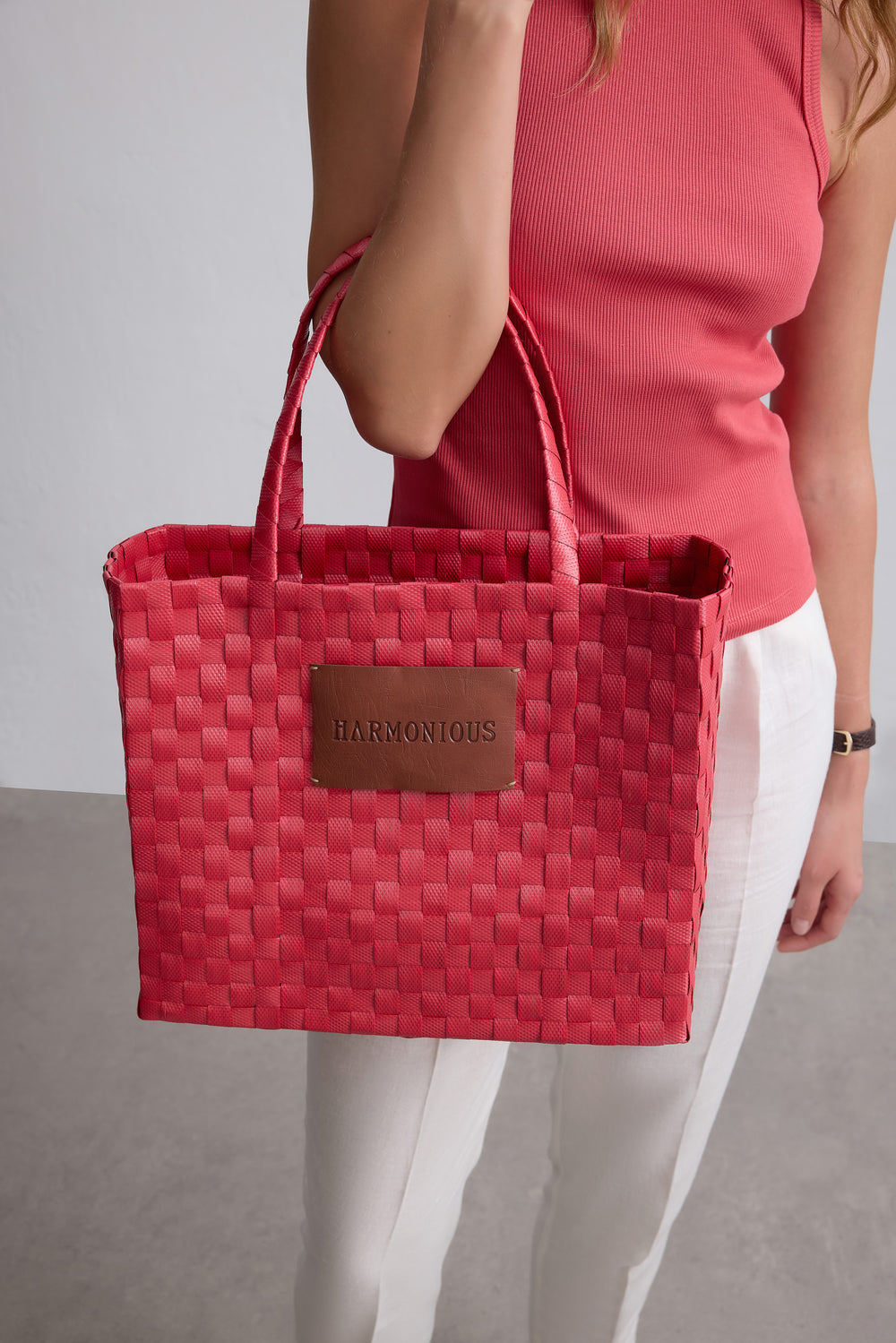 ORGU RED TOTE BAG