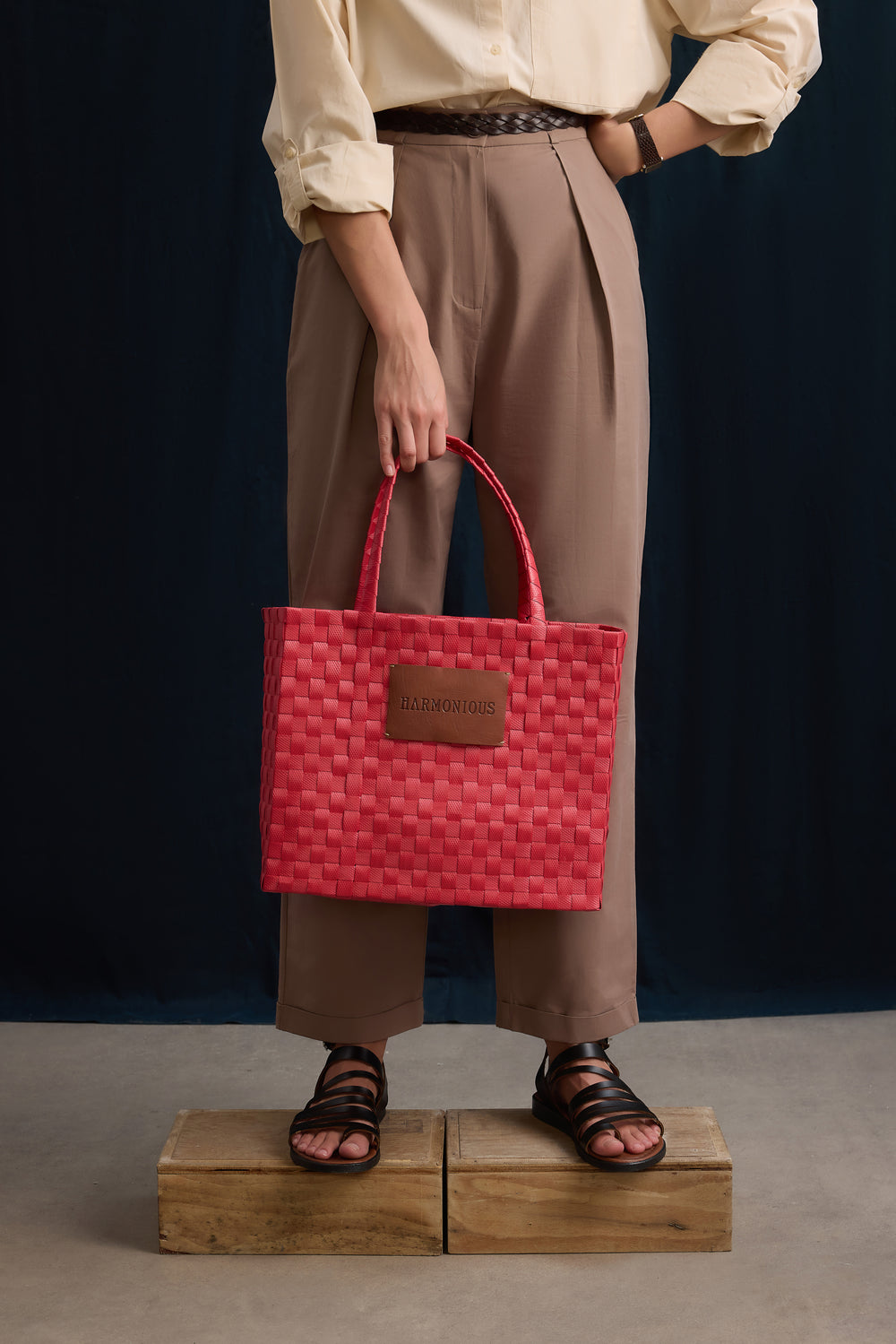 ORGU RED TOTE BAG