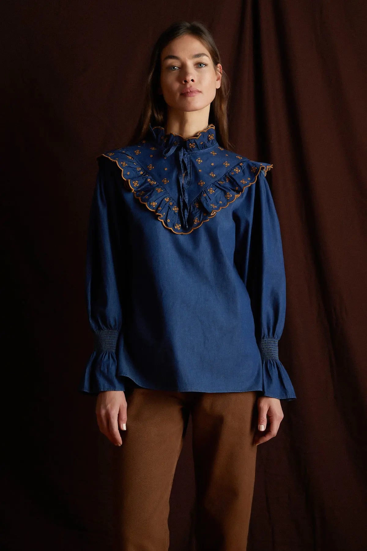 Honoré de Balzac Denim Bluz HARMONIOUS