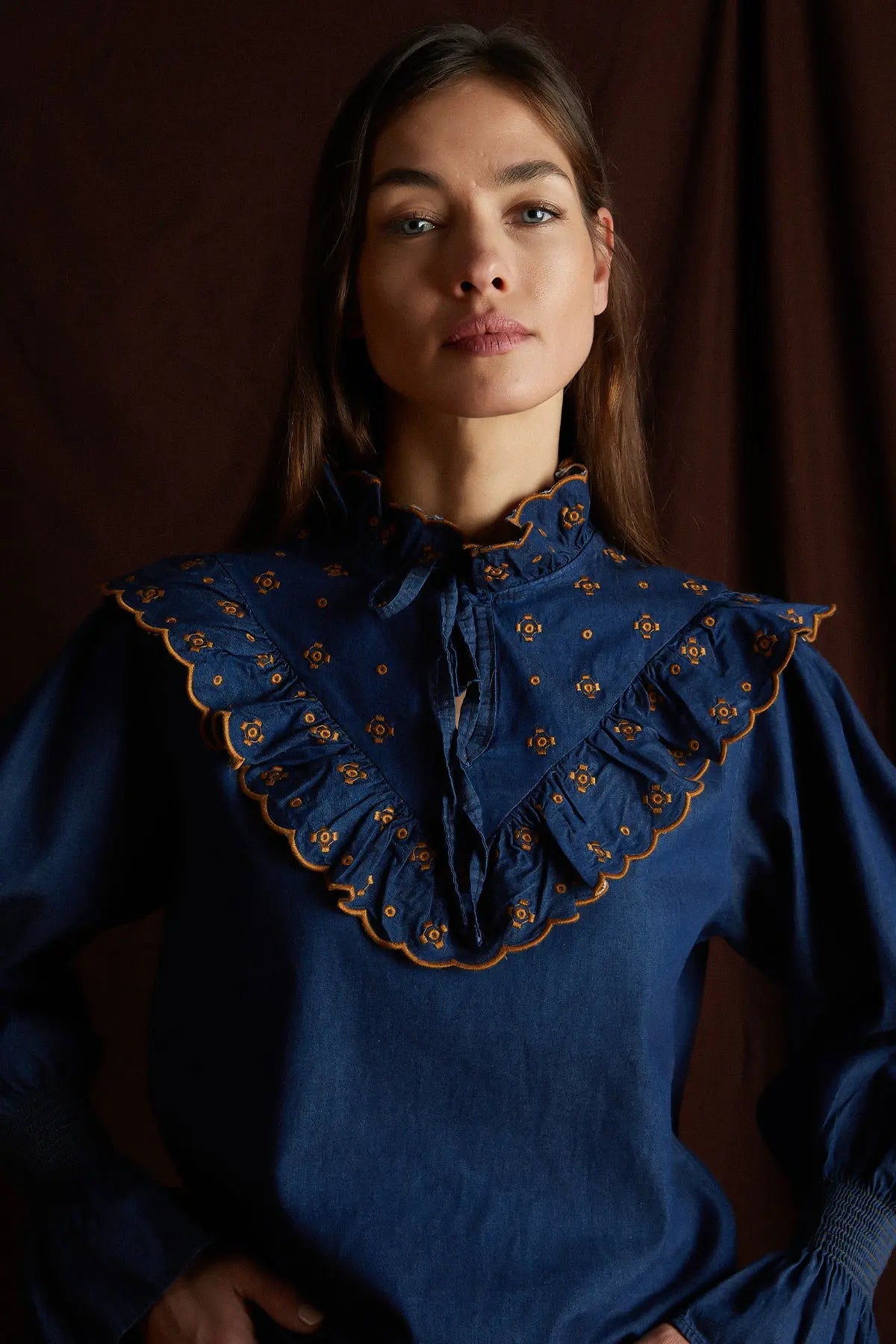 Honoré de Balzac Denim Bluz HARMONIOUS