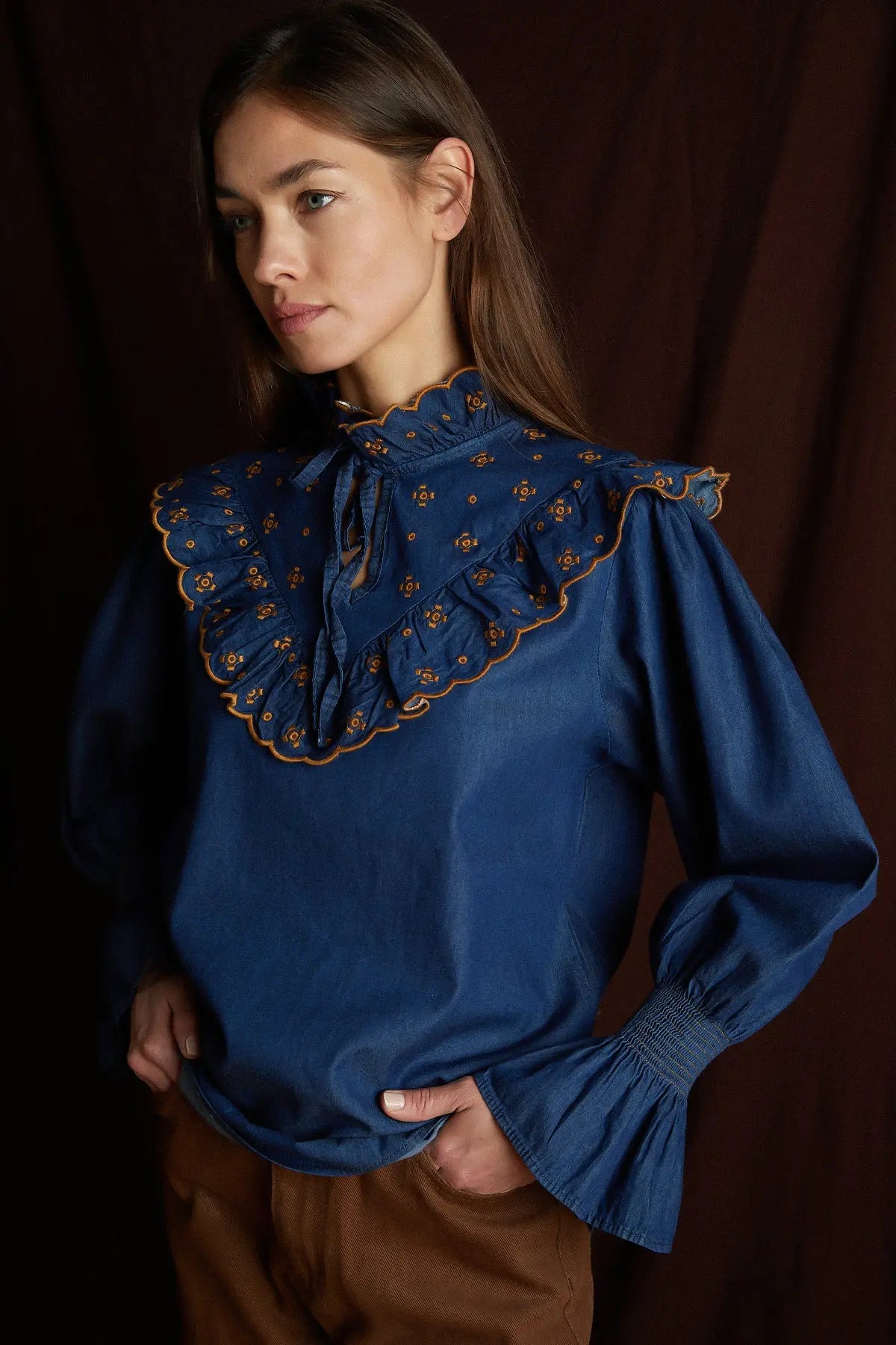 Honoré de Balzac Denim Bluz HARMONIOUS