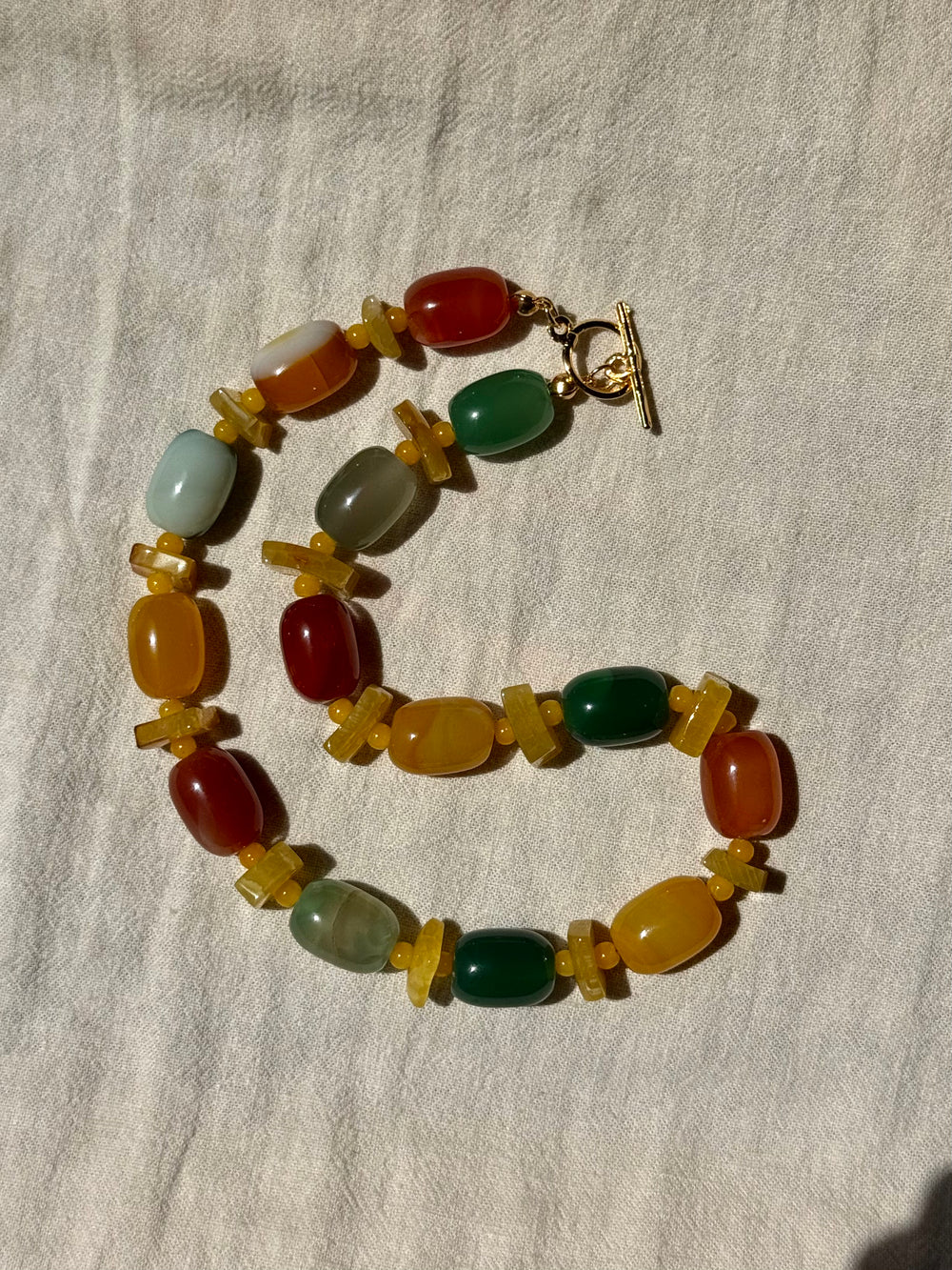 MATIERE ROUGE CORAL NECKLACE