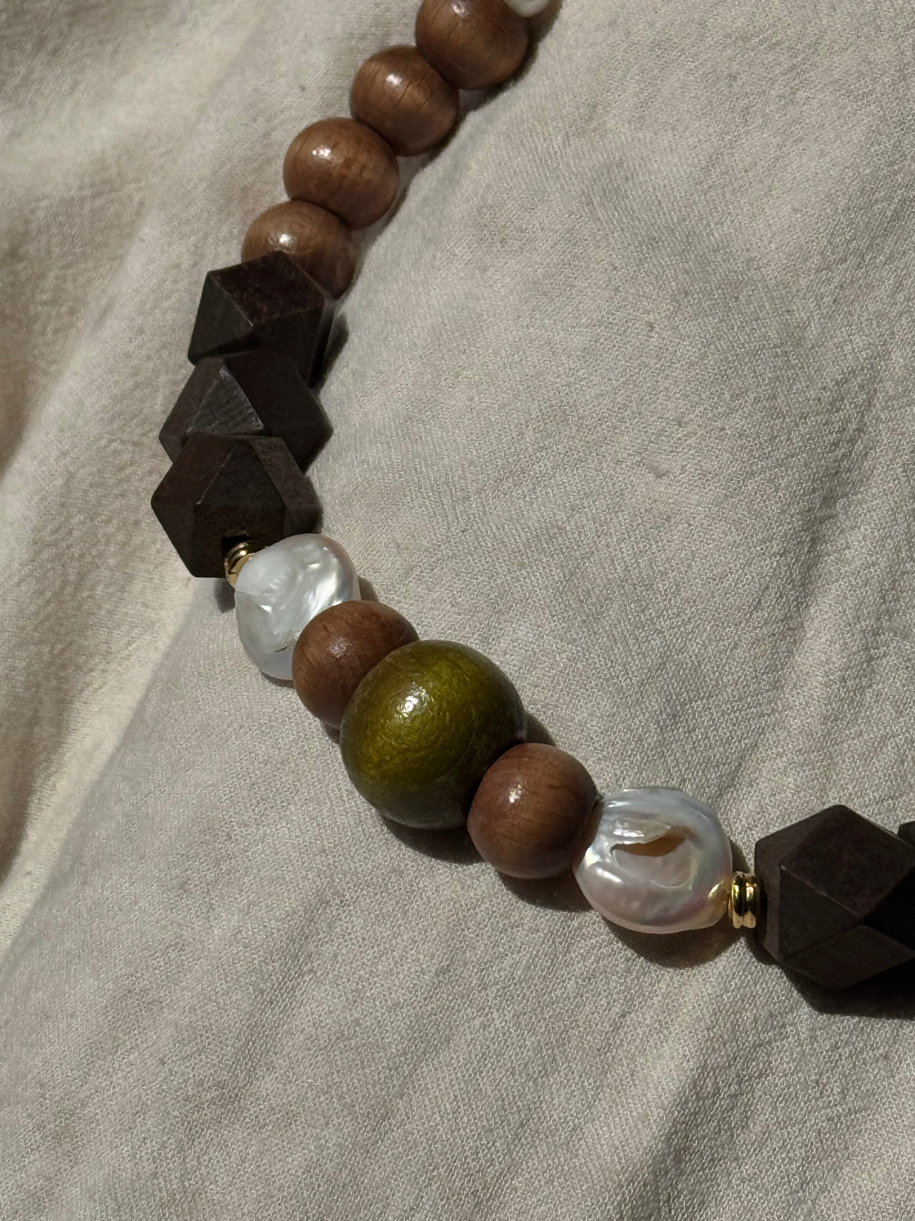 DUNE BAROK İNCİLİ KOLYE