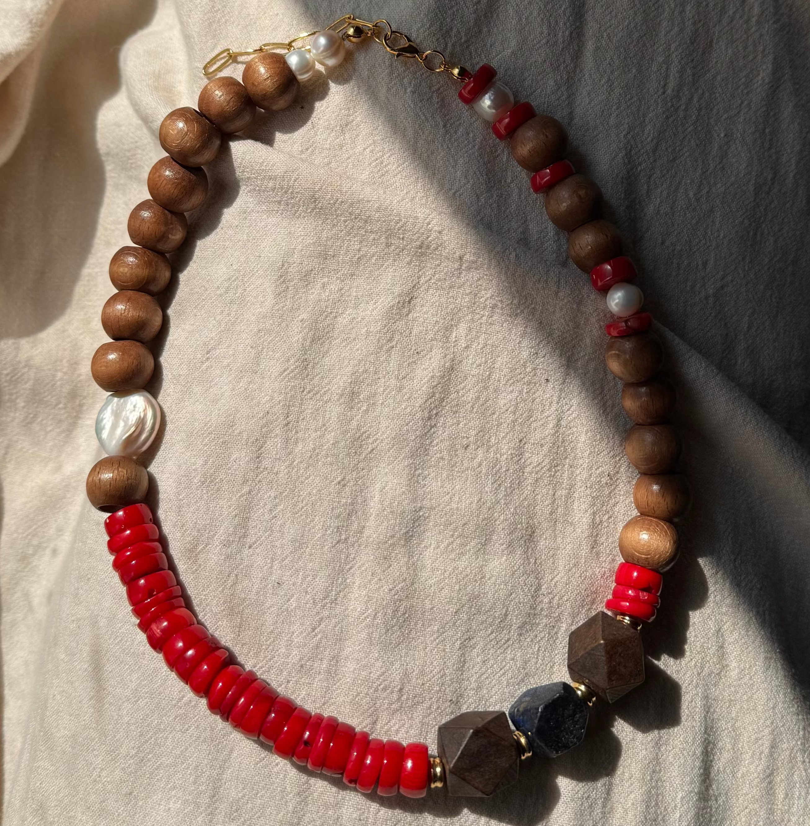 FENJA İNCİ MERCAN KOLYE