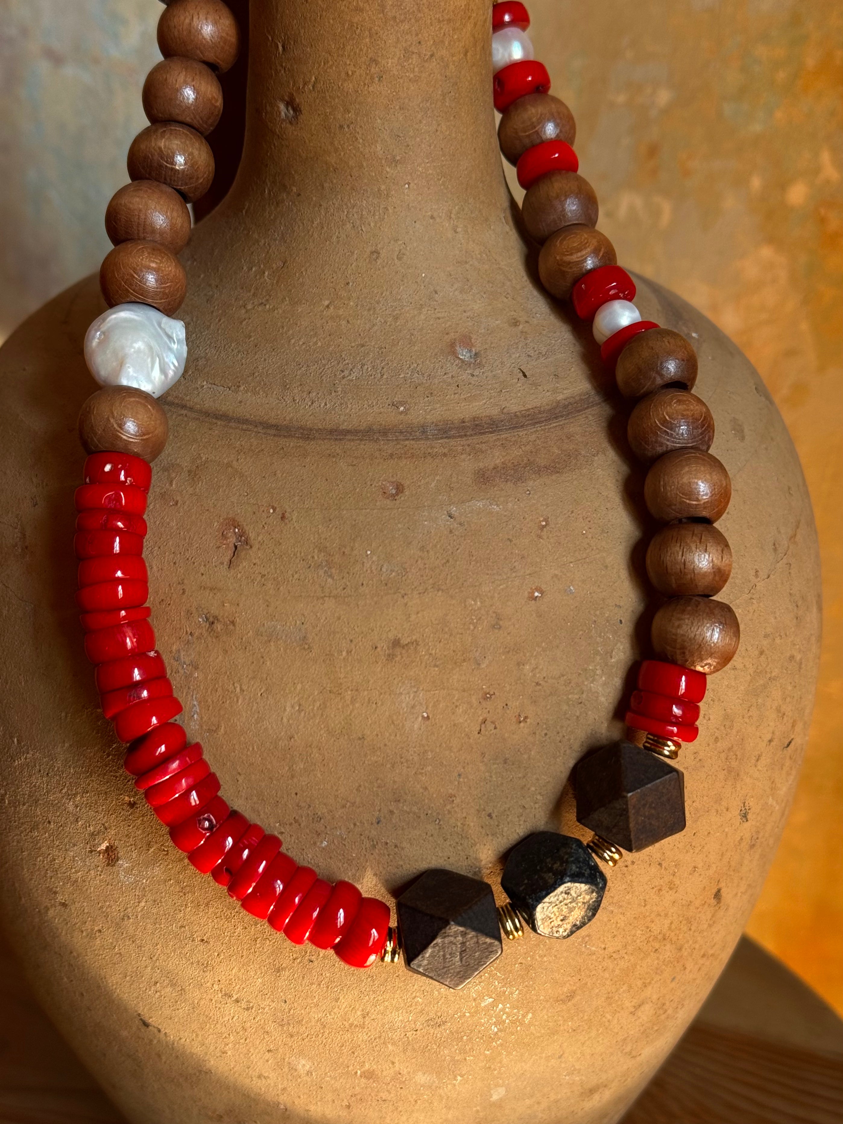 FENJA İNCİ MERCAN KOLYE