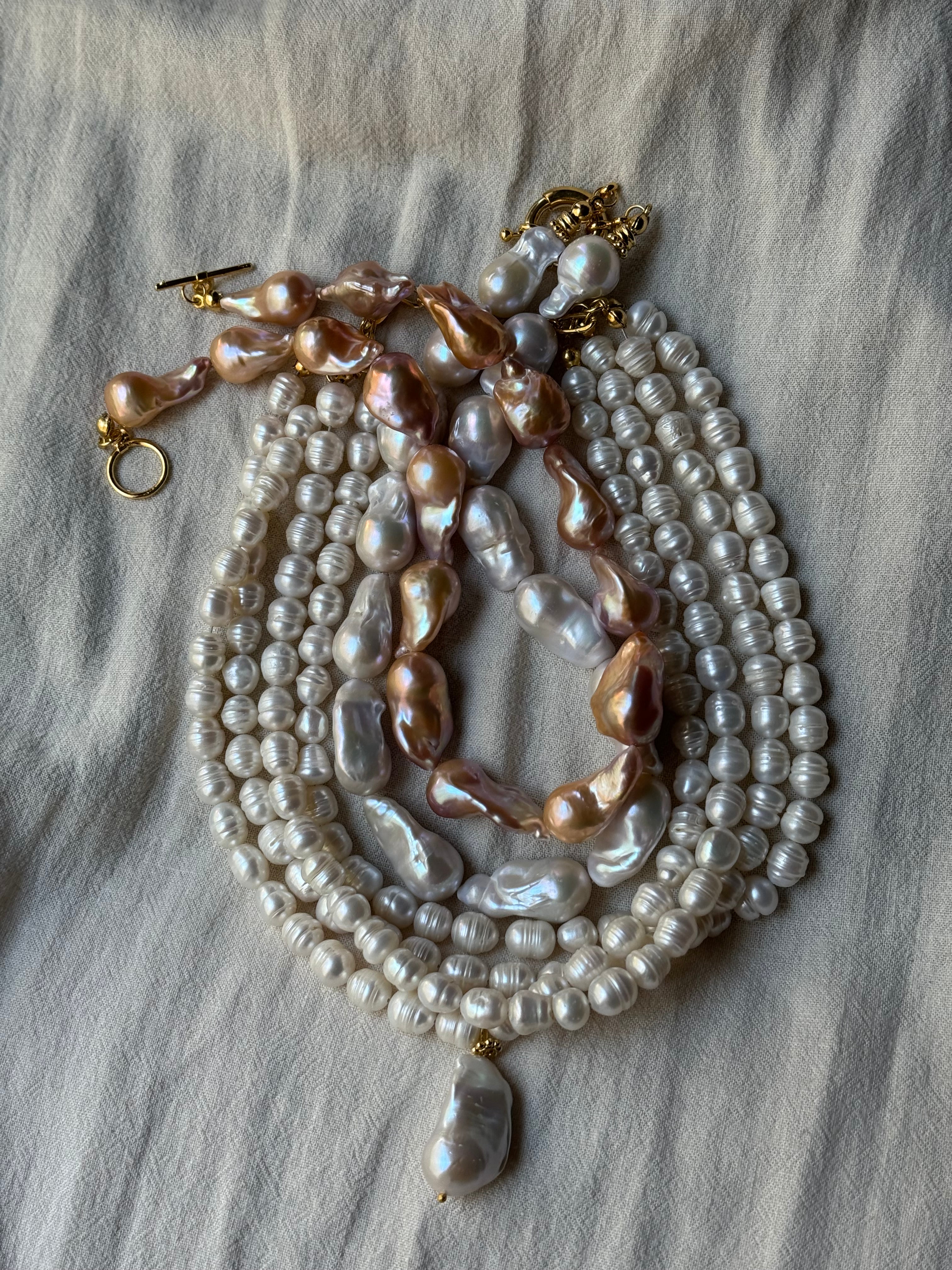 AMPHITRITE BAROK İNCİ KOLYE