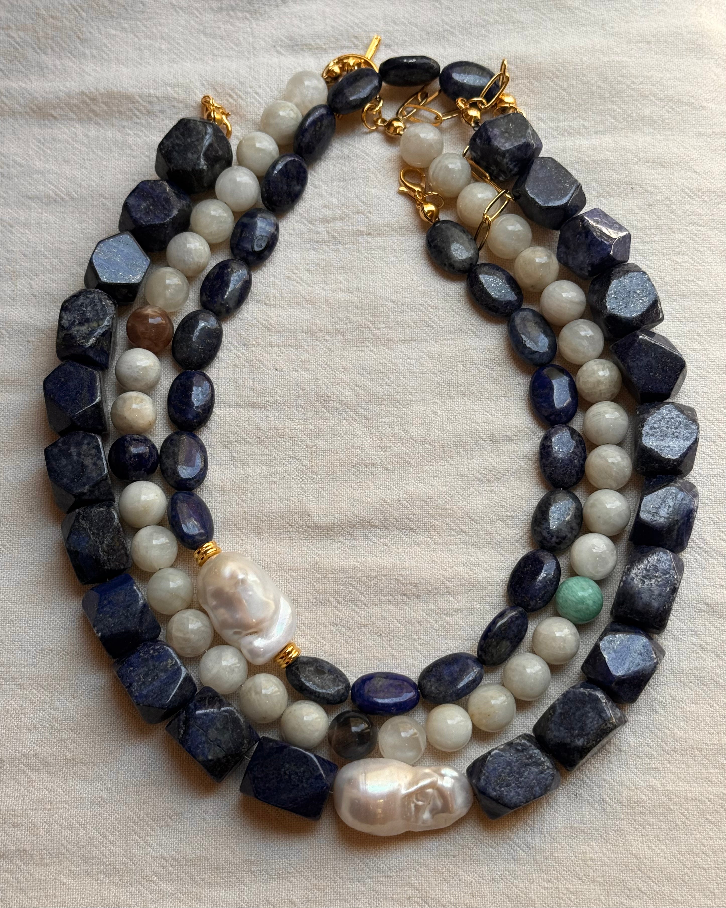 SOPHIA LAPİS LAZULLİ KOLYE