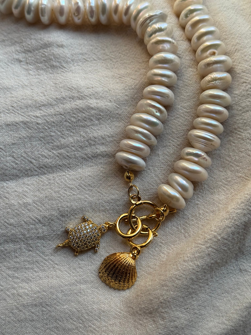 MATIERE ROUGE CORAL NECKLACE