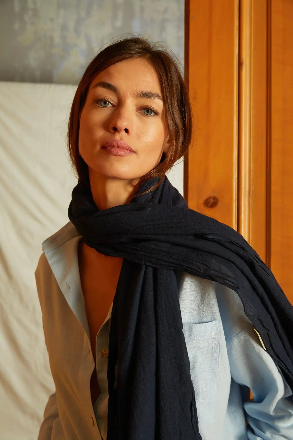 NUIT ORGANİK PAMUK HANDMADE ŞAL HARMONIOUS