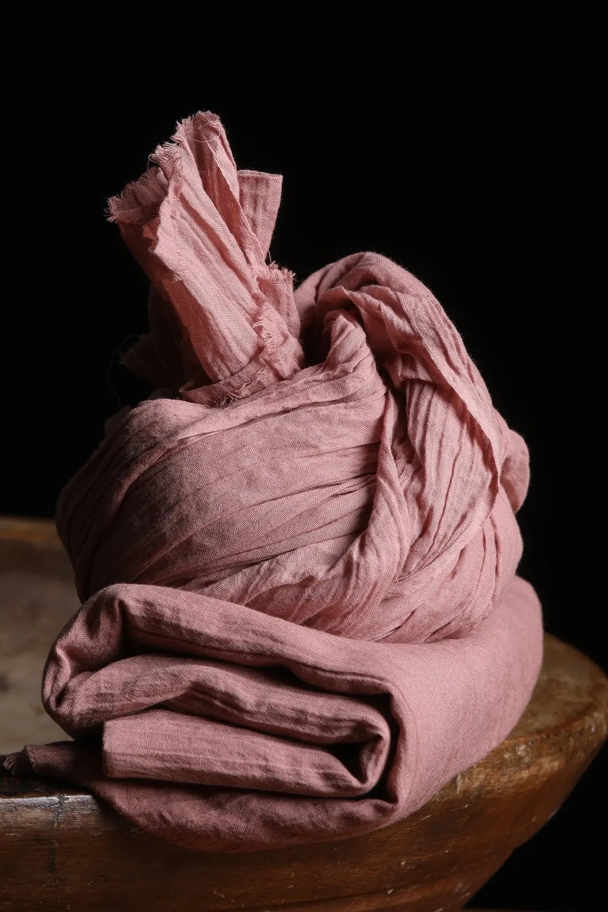 VINTAGE ROSE ORGANIK PAMUK HANDMADE SAL