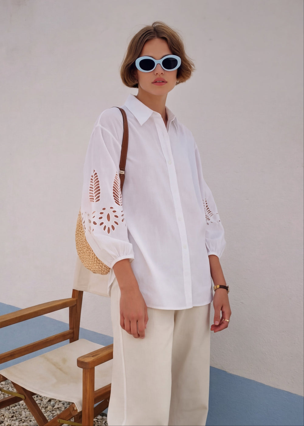 HELOISE DELIK ISI BLUZ BEYAZ