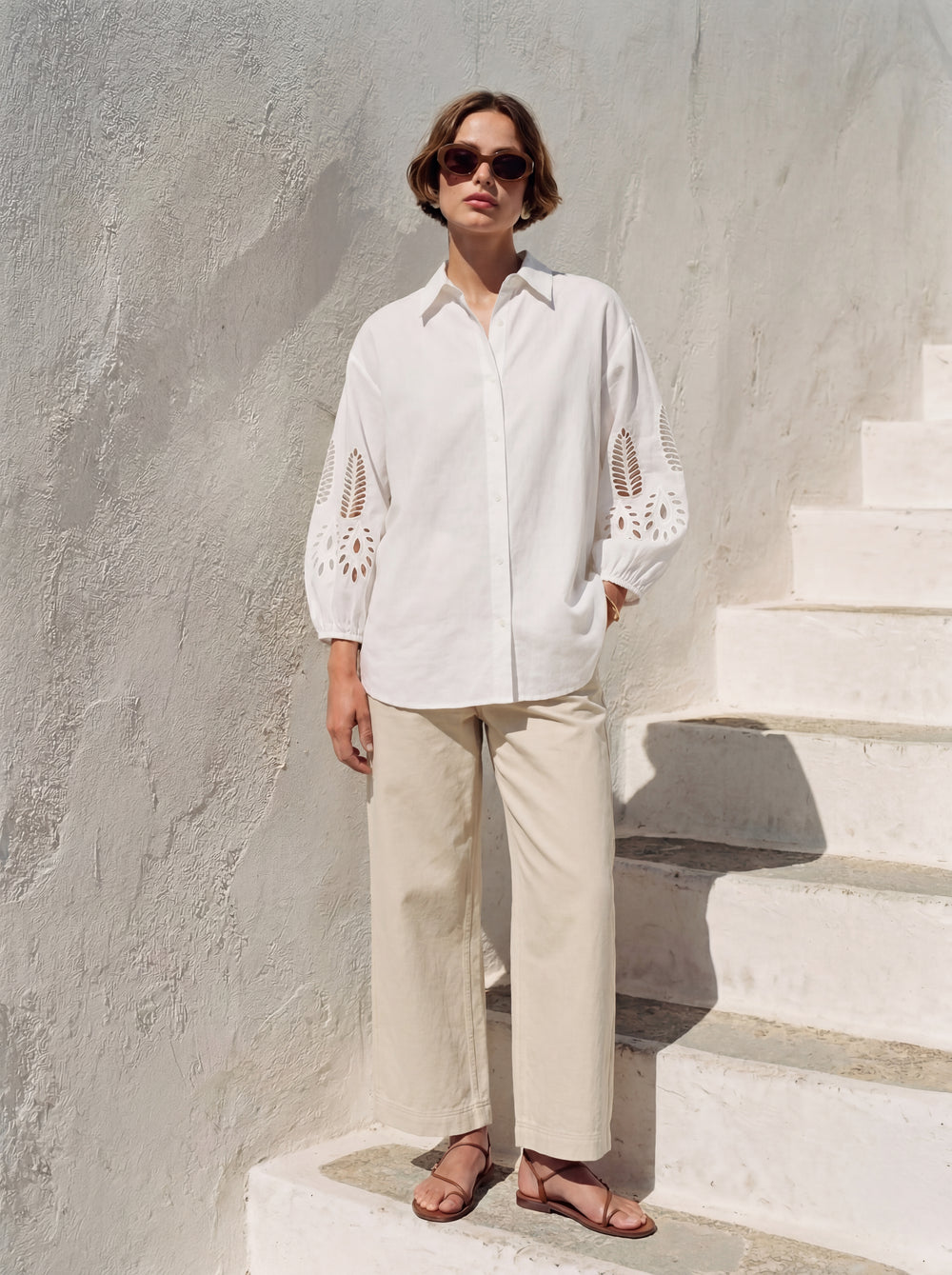 HELOISE DELIK ISI BLUZ BEYAZ