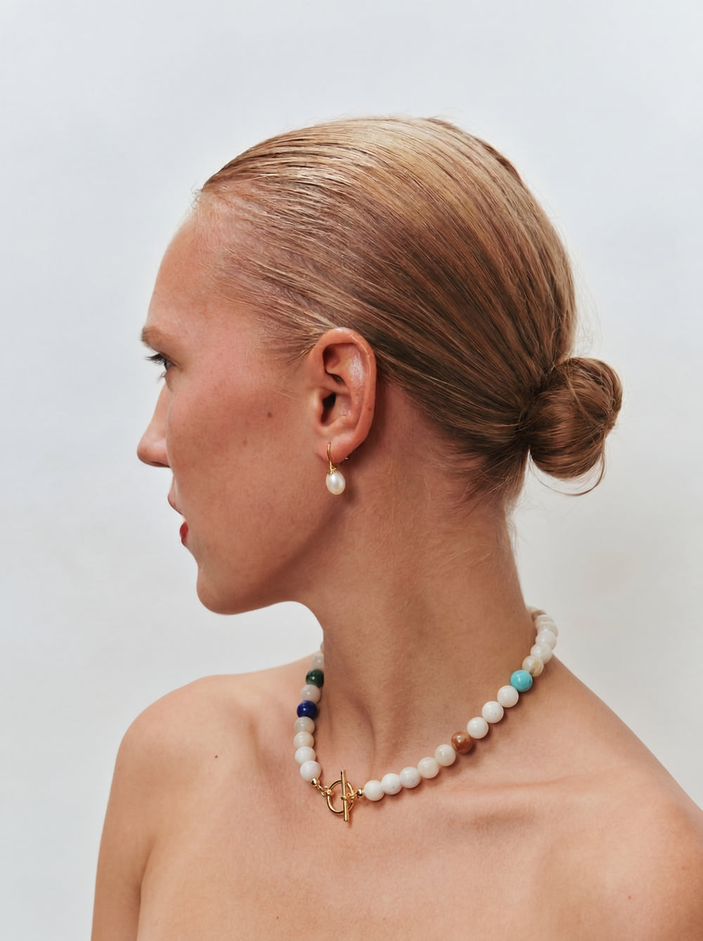 MATIERE ROUGE CORAL NECKLACE