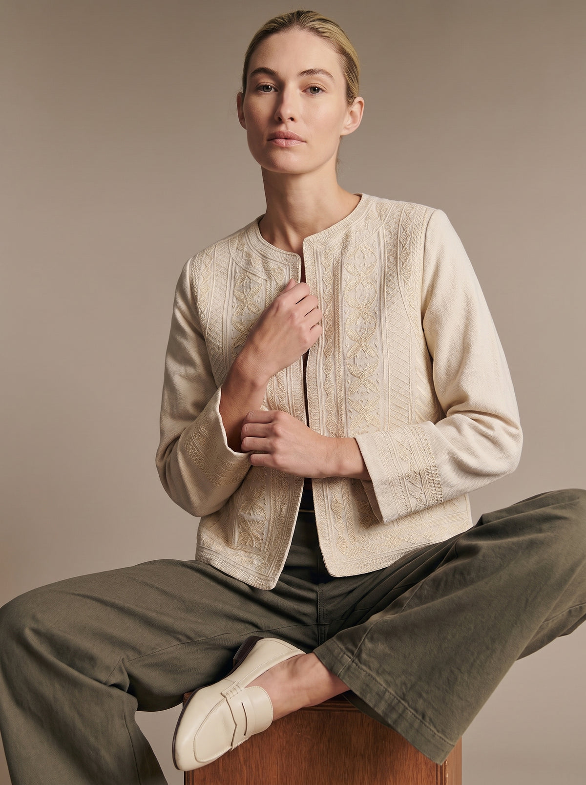 Elsa gömlek ceket — HARMONIOUS AW26 The Country House